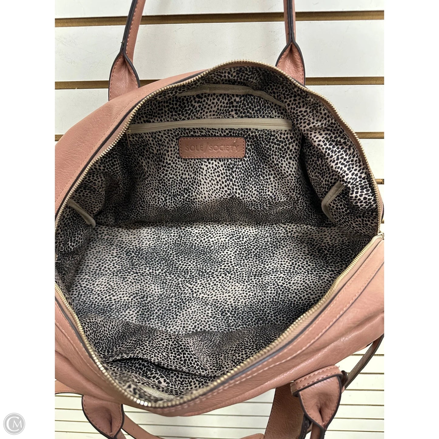 Duffle And Weekender Leather By Sole Society, Size: Large