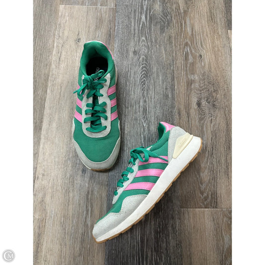 Shoes Athletic By Adidas In Green, Size: 7.5