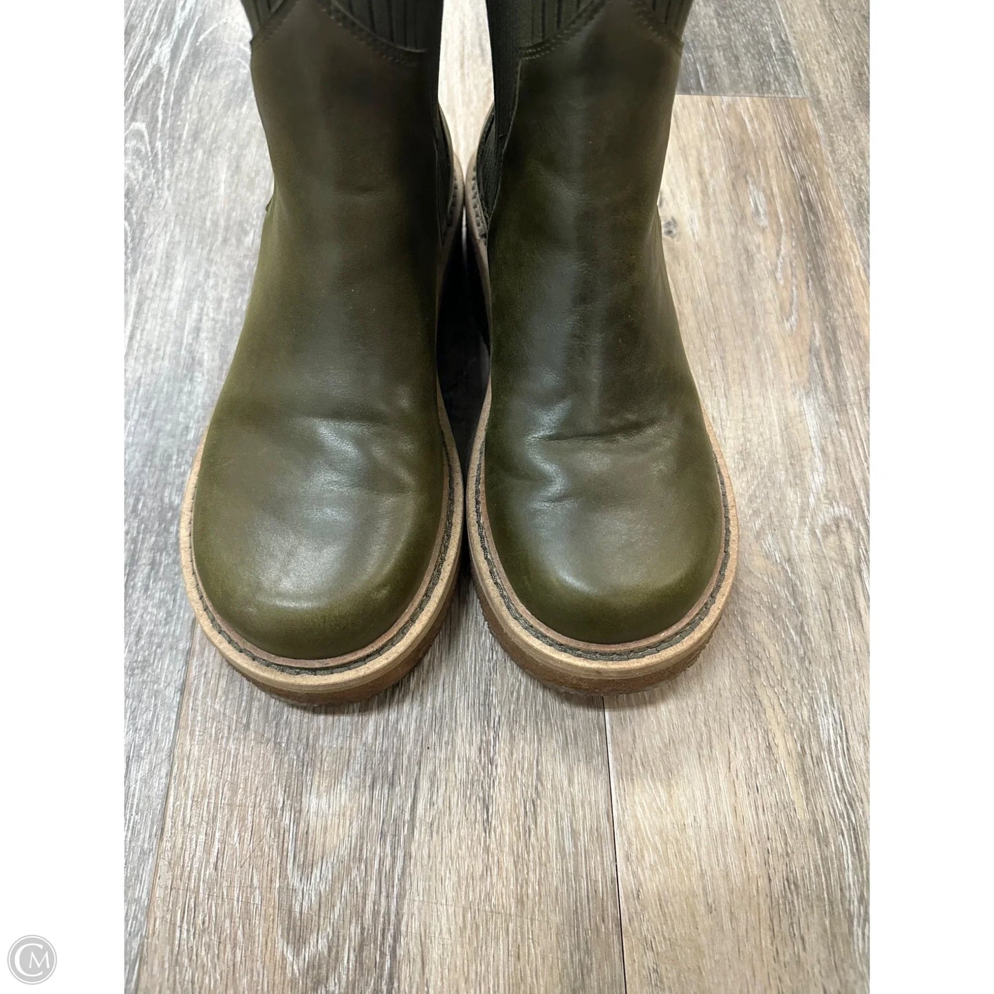 Boots Combat By Kelsi Dagger In Green, Size: 6