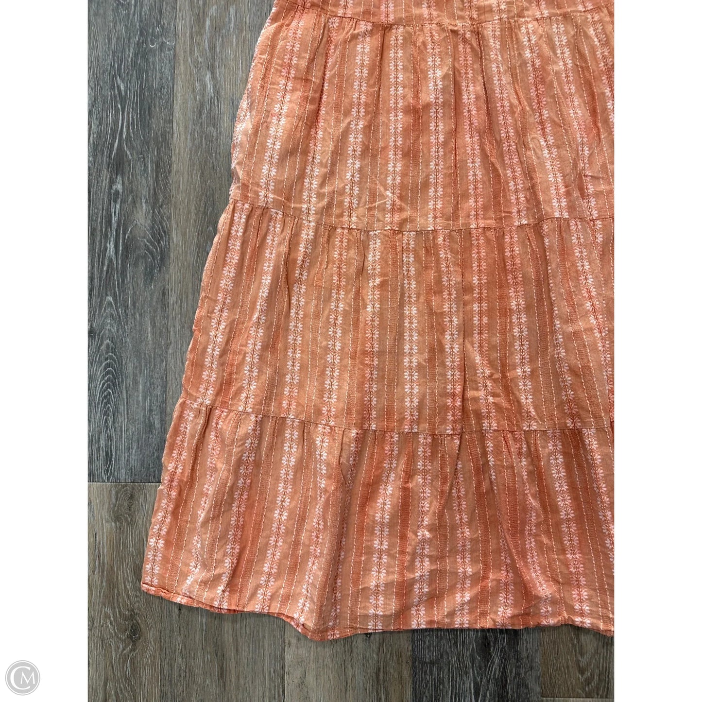 Dress Casual Midi By J. Jill In Orange, Size: Lp