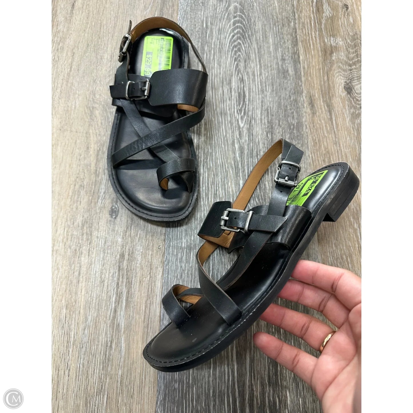 Sandals Designer By Patricia Nash In Black, Size: 6