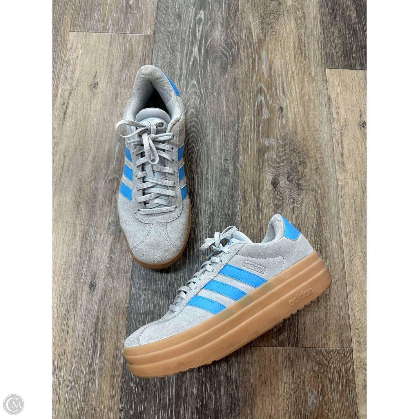 Shoes Sneakers By Adidas In Blue, Size: 7.5