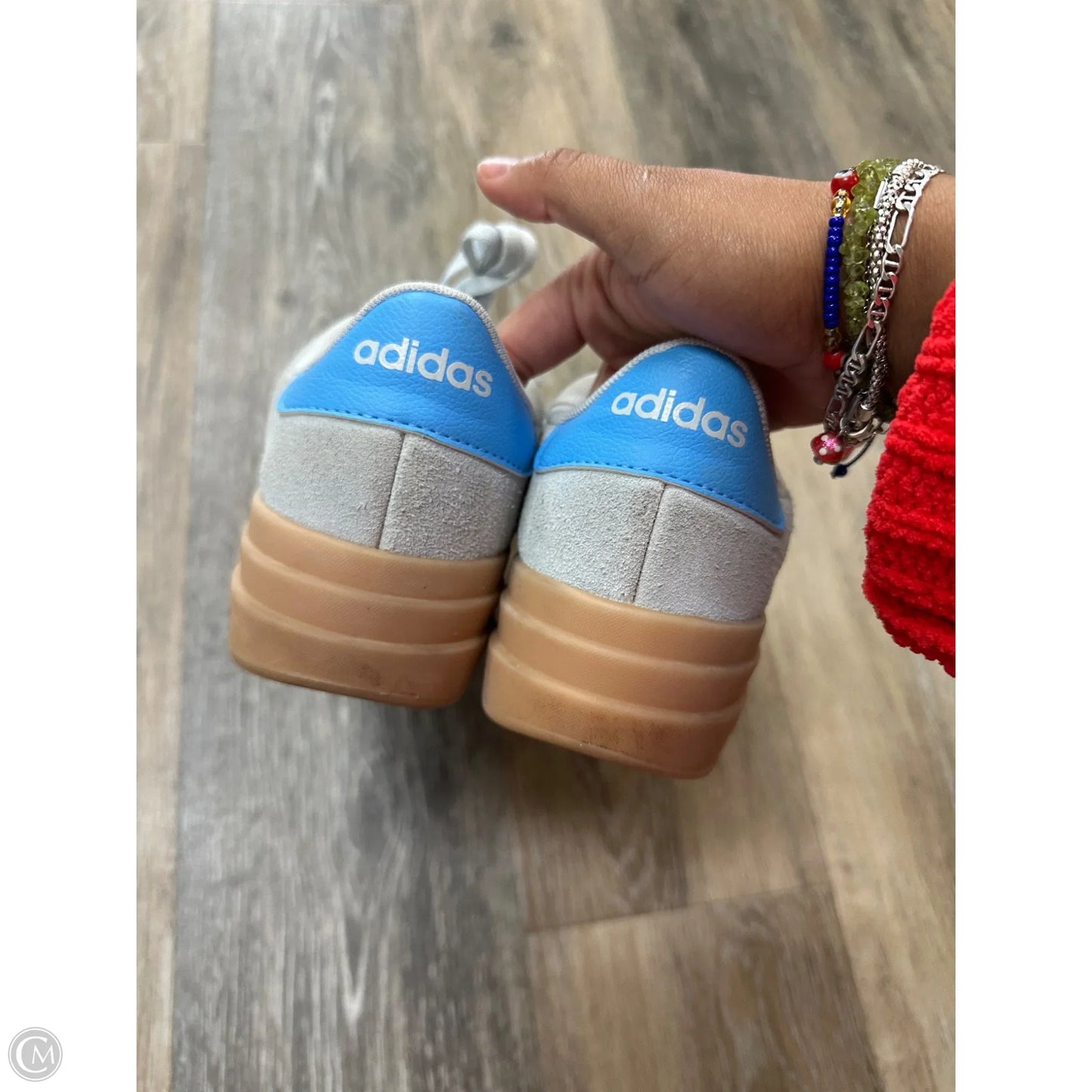 Shoes Sneakers By Adidas In Blue, Size: 7.5