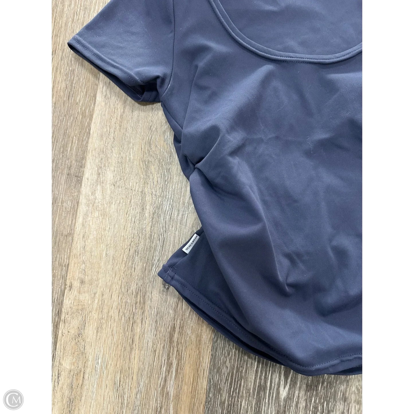 Athletic Top Short Sleeve By Wear & Roam In Purple, Size: S