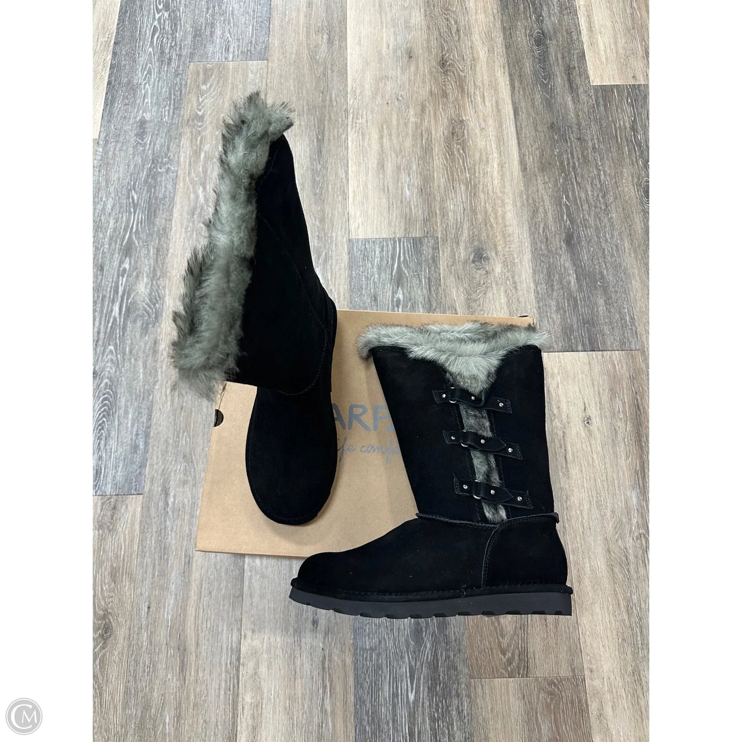 Boots Snow By Bearpaw In Black, Size: 11