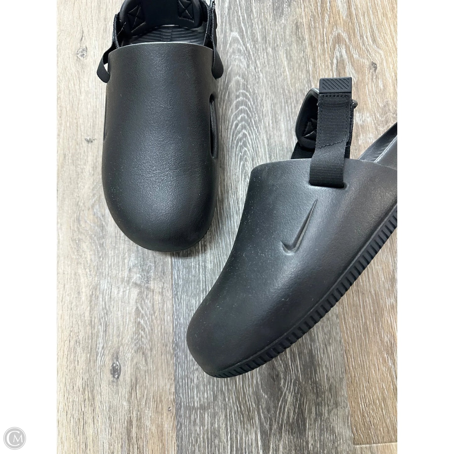 Sandals Flats By Nike In Black, Size: 9