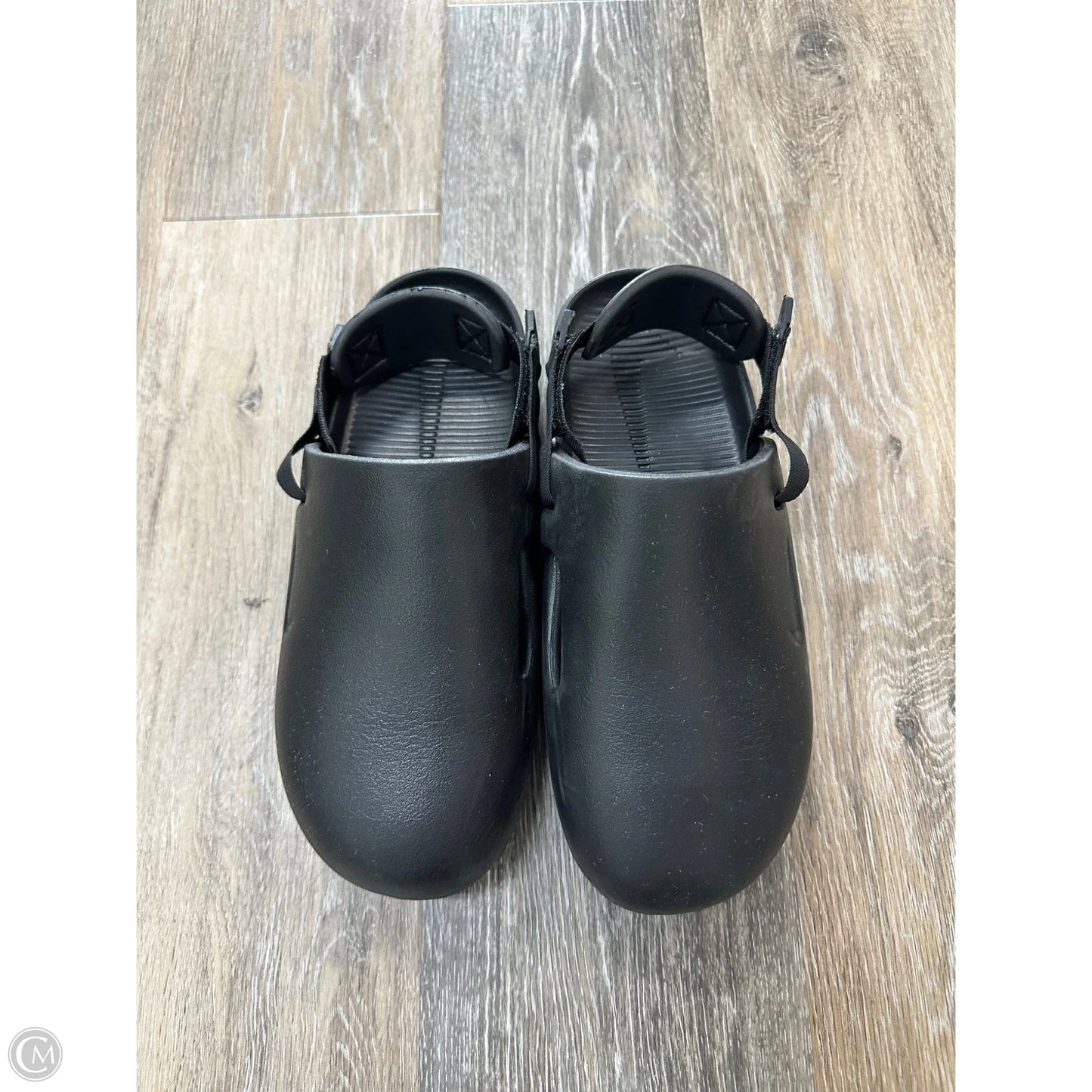 Sandals Flats By Nike In Black, Size: 9