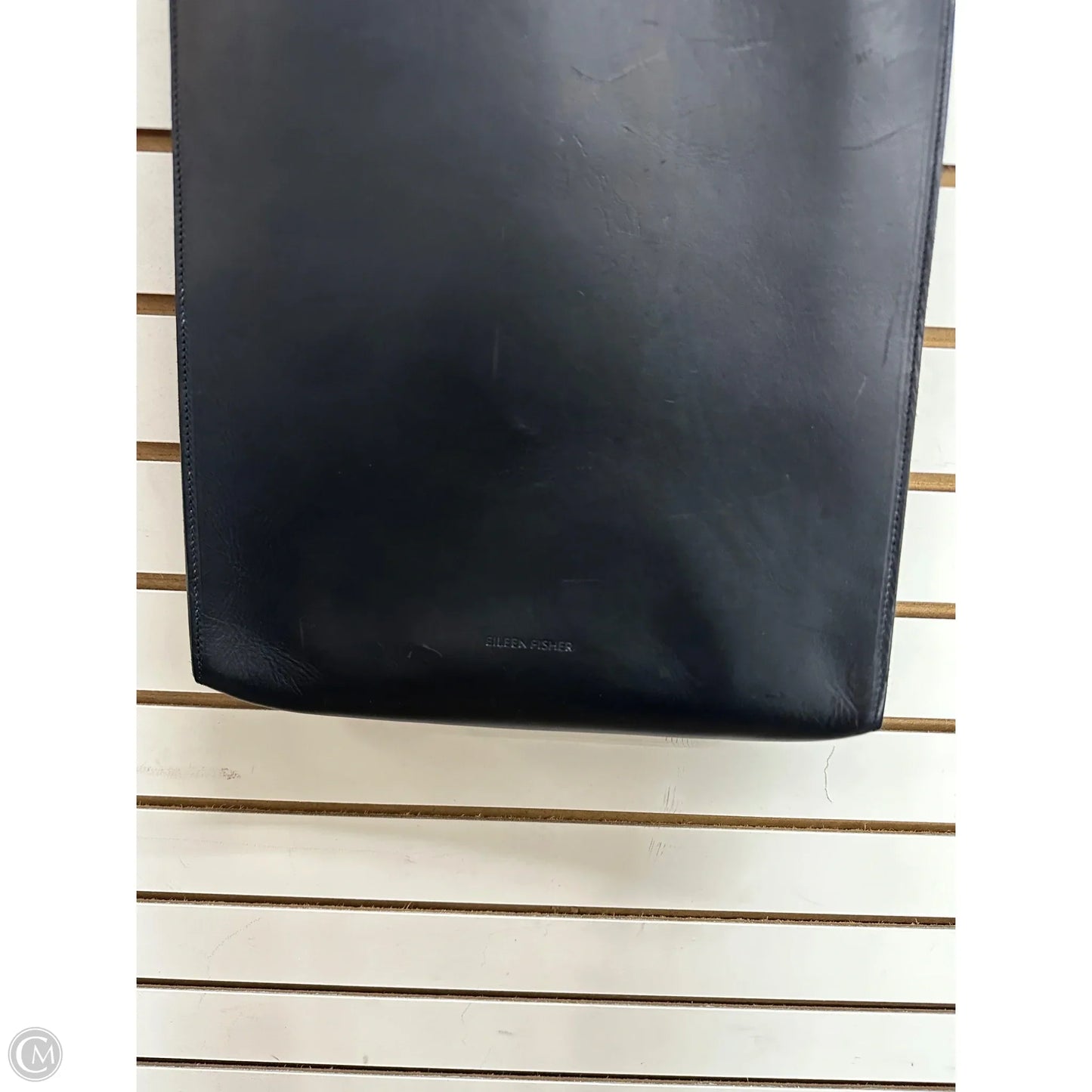 -Tote Leather By Eileen Fisher, Size: Large