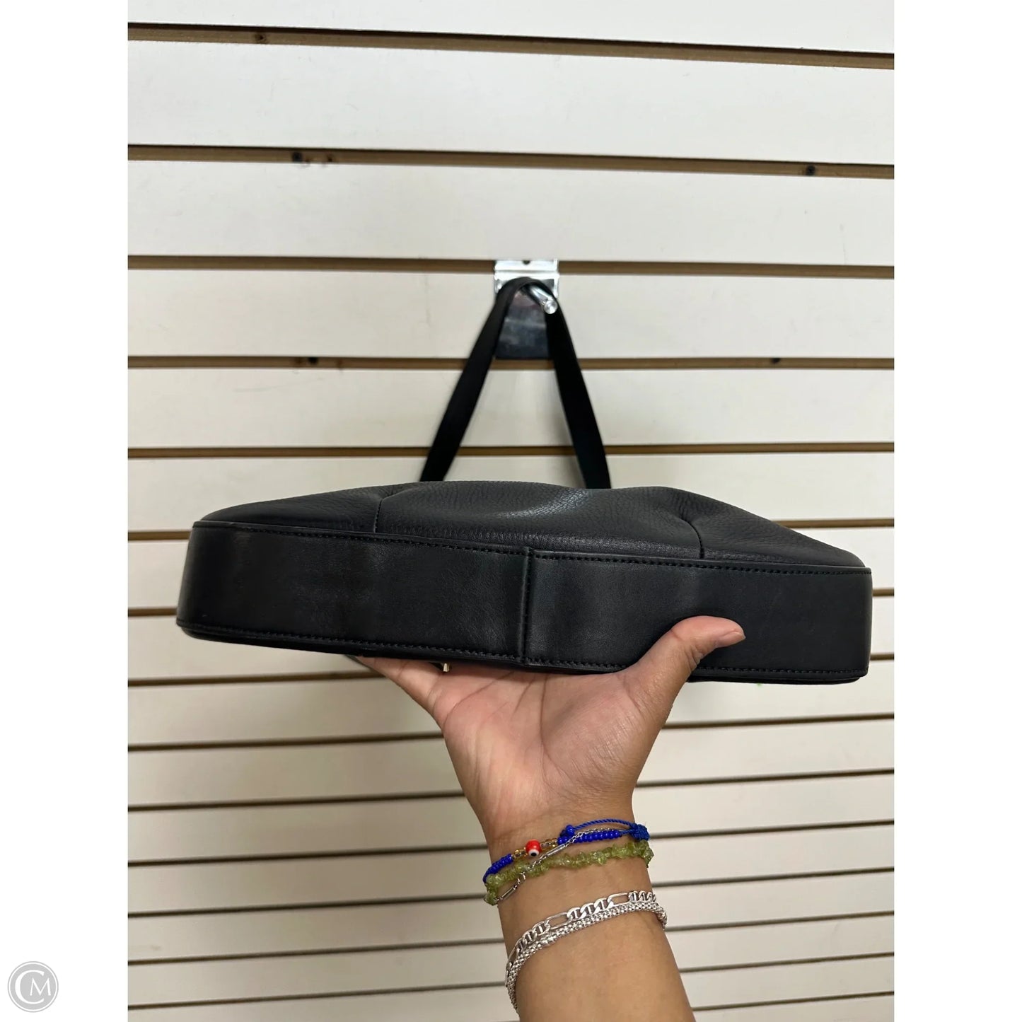 -Handbag Leather By Shinola, Size: Large