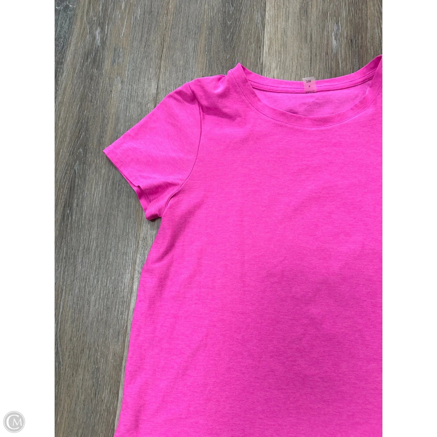 Athletic Top Short Sleeve By Beyond Yoga In Pink, Size: S