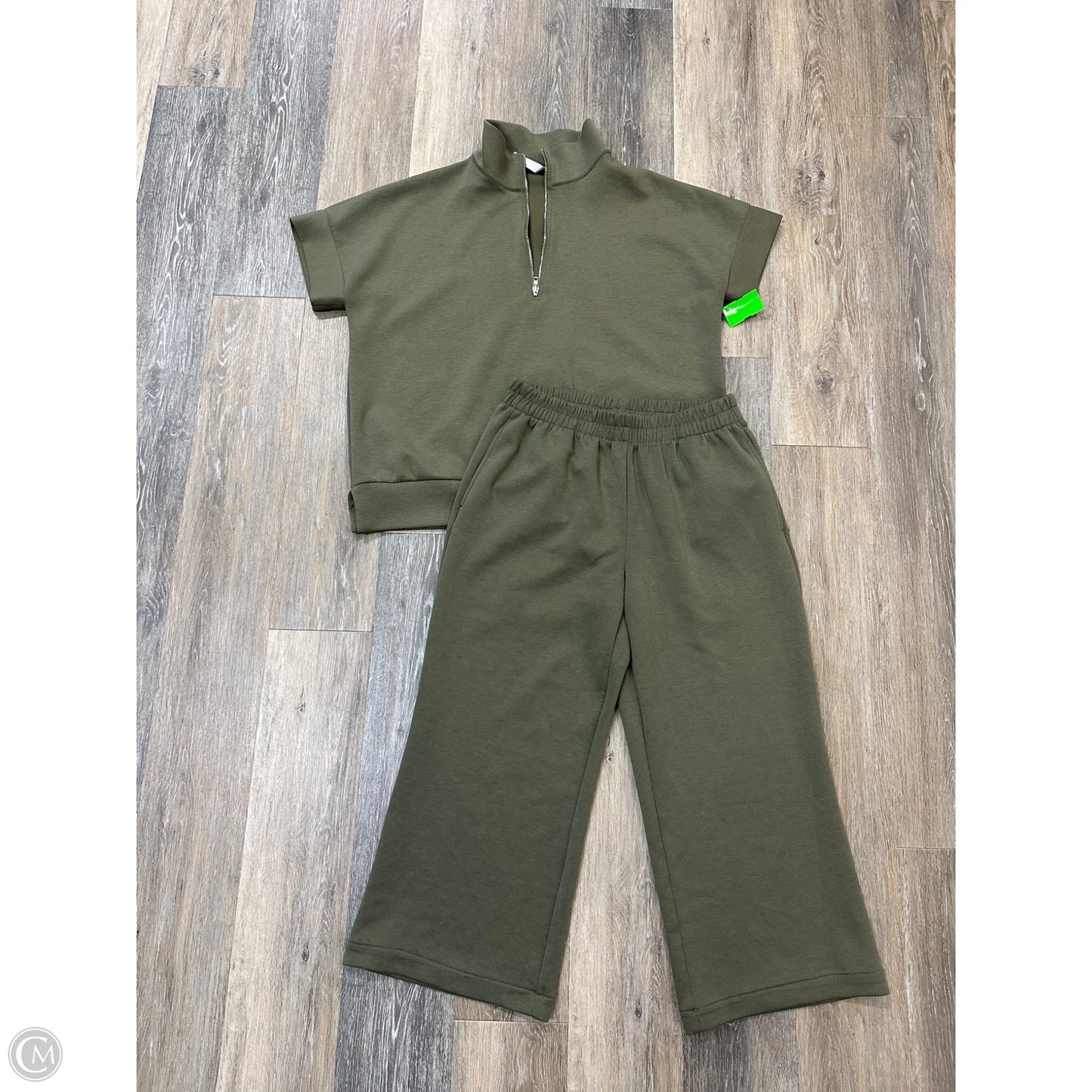 Pants Set 2pc By Dear Scarlett In Green, Size: Xl