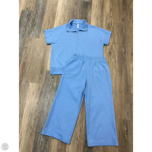 Pants Set 2pc By Dear Scarlett In Blue, Size: Xl