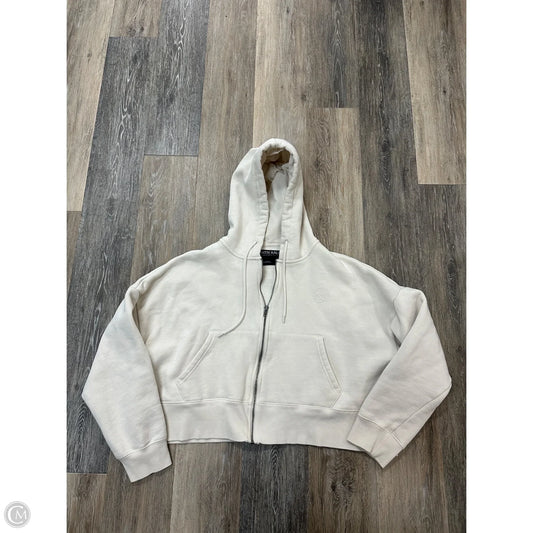 Sweatshirt Hoodie By Ninth Hall In Cream, Size: L