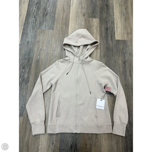 Athletic Jacket By Thread And Supply In Tan, Size: S