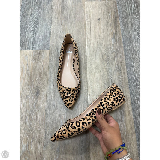 Shoes Flats By Mia In Animal Print, Size: 6.5