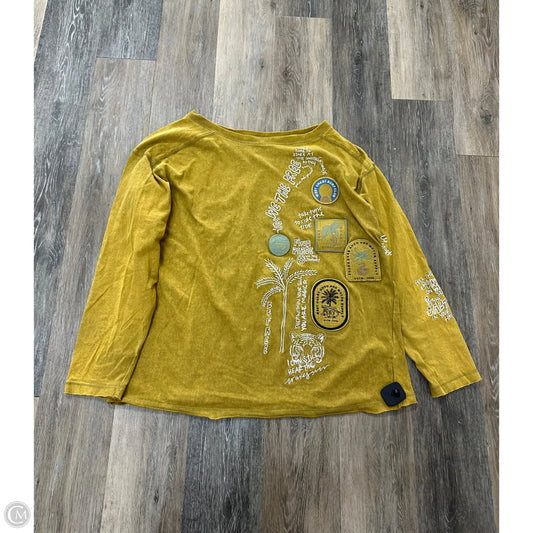 Top Long Sleeve By We The Free In Green, Size: S