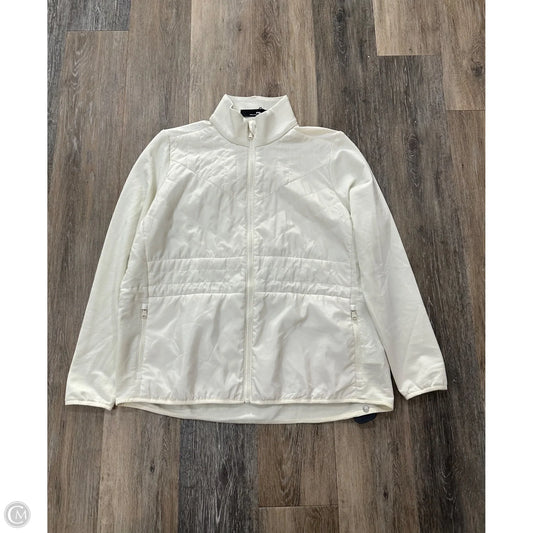 Jacket Puffer & Quilted By Rlx In Cream, Size: S
