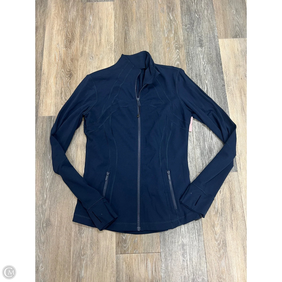 Athletic Jacket By Lululemon In Blue, Size: 10