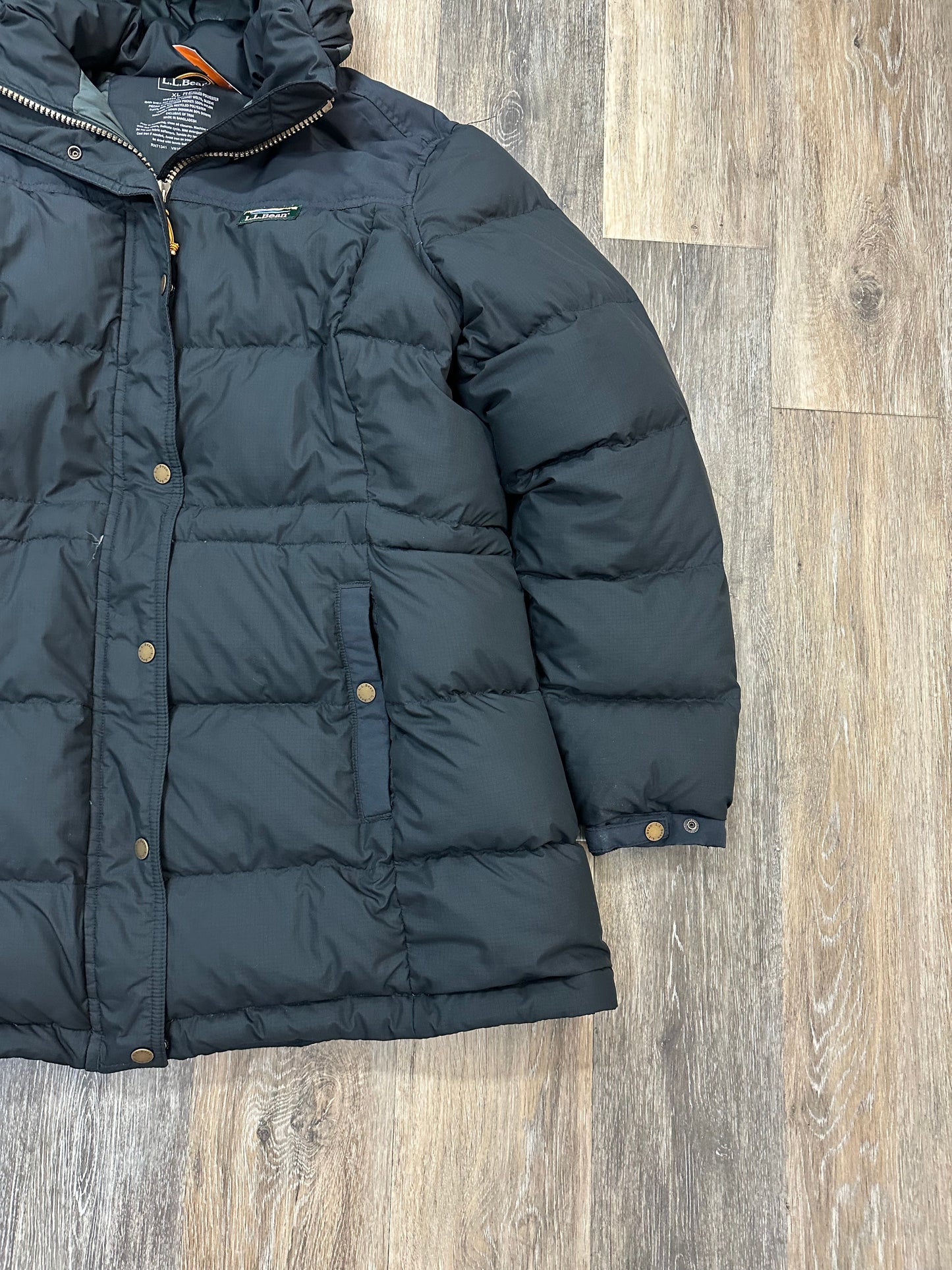 Coat Puffer & Quilted By L.l. Bean In Black, Size: Xl