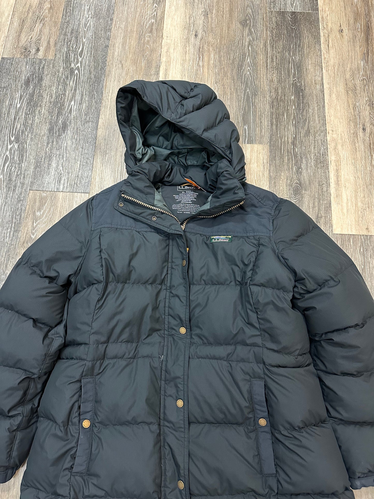 Coat Puffer & Quilted By L.l. Bean In Black, Size: Xl