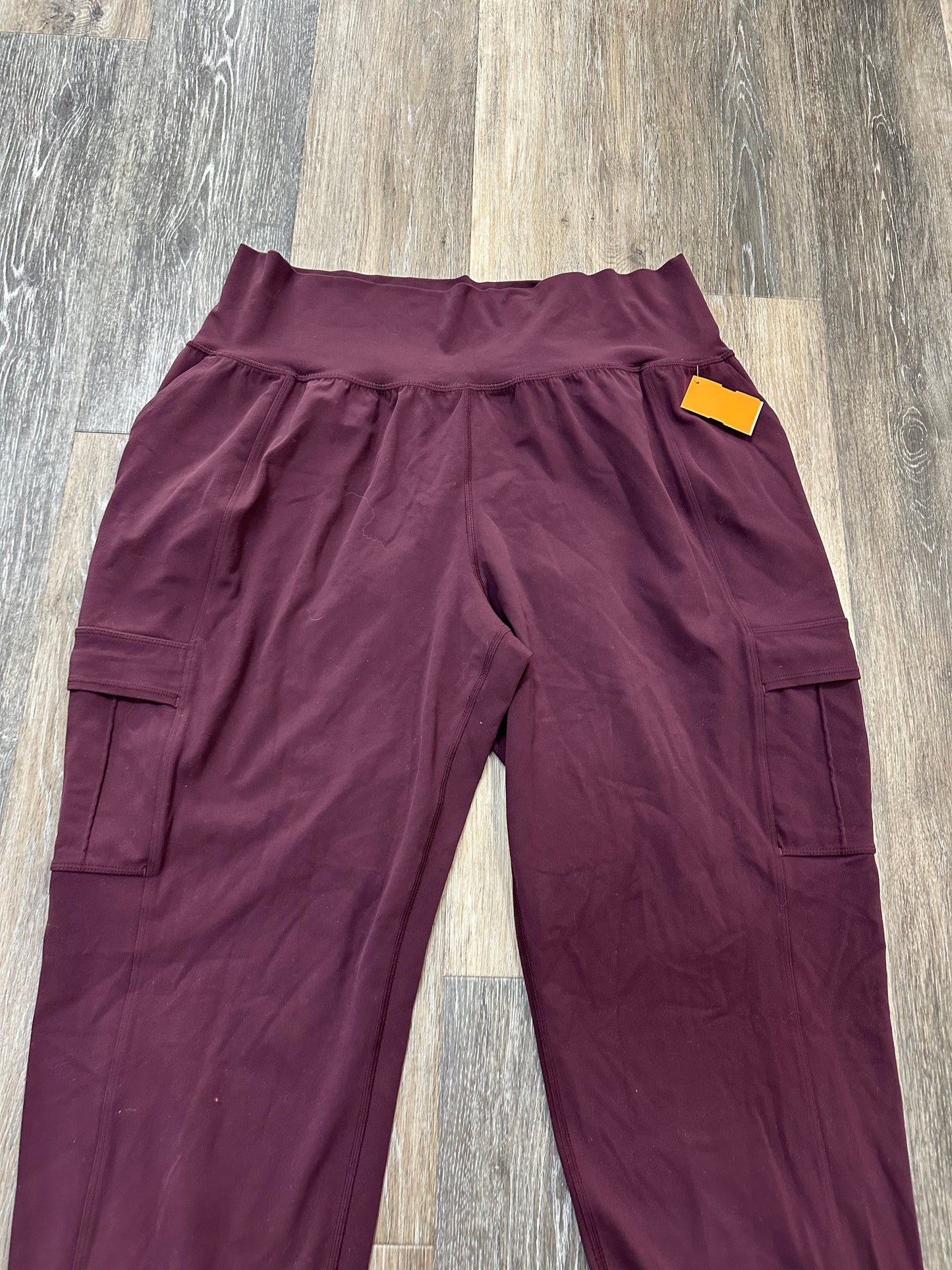 Athletic Pants By Athleta In Maroon, Size: Xl