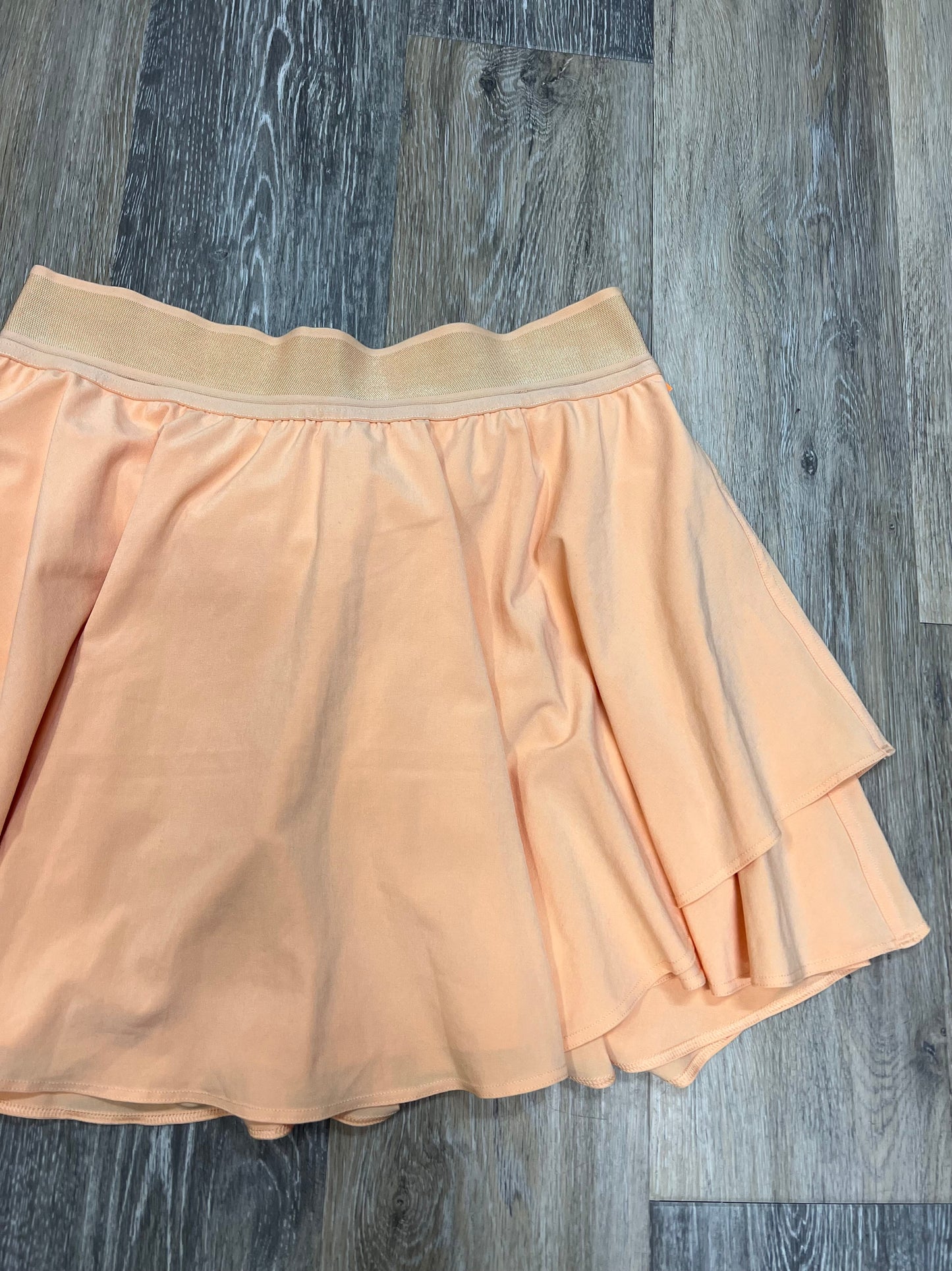 Athletic Skort By Lululemon In Orange, Size: 8