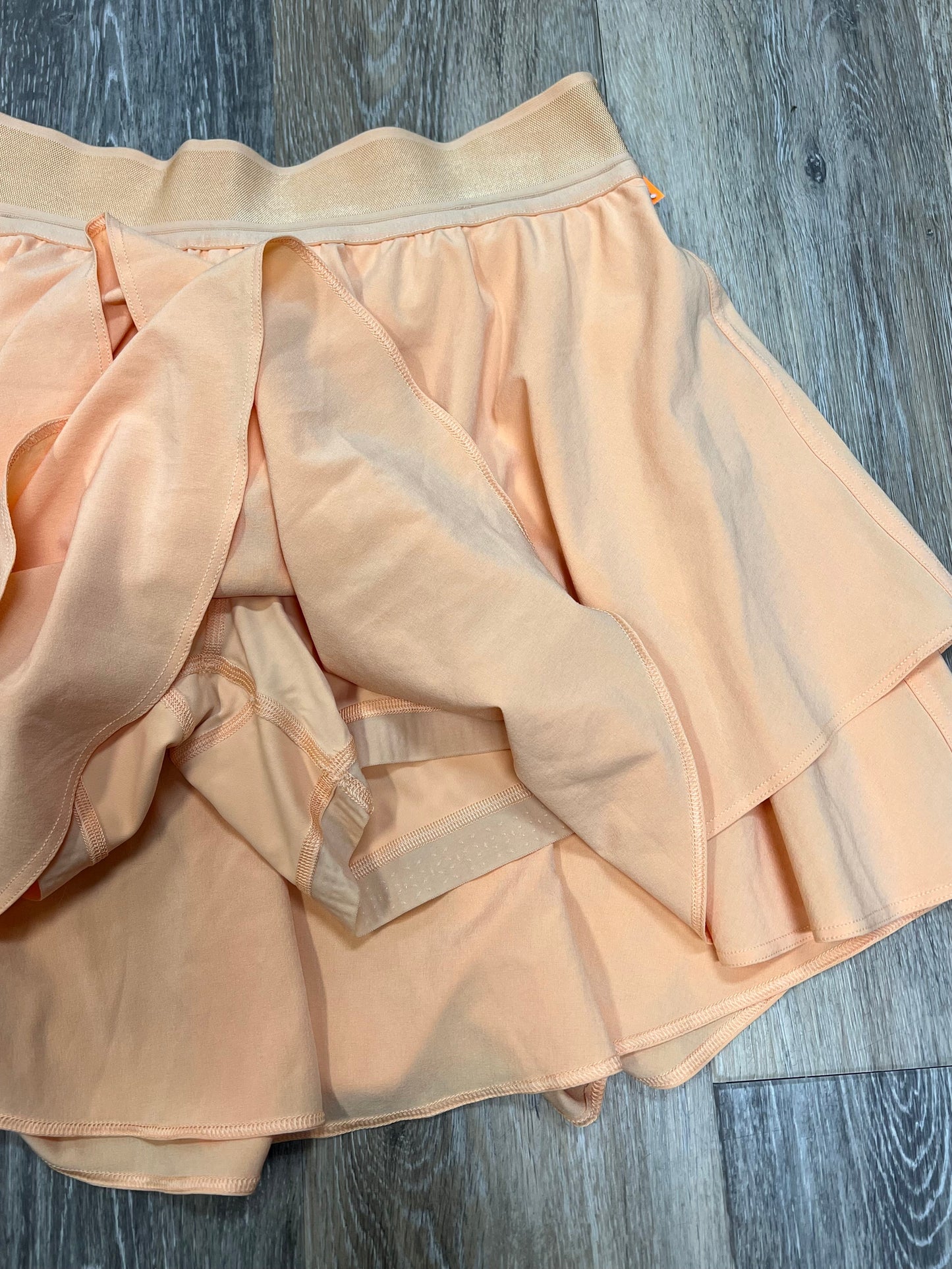 Athletic Skort By Lululemon In Orange, Size: 8