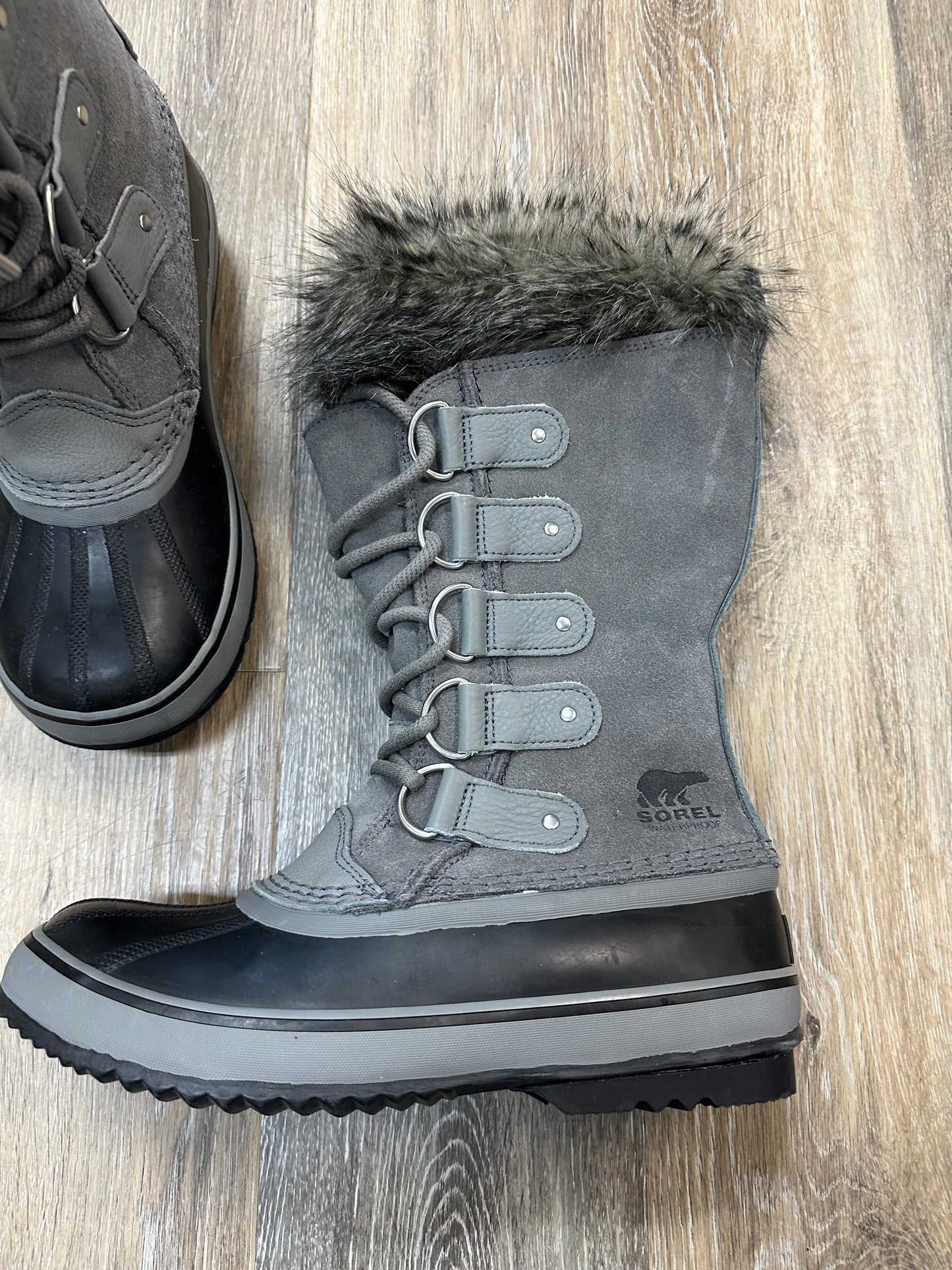 Boots Snow By Sorel In Grey, Size: 8