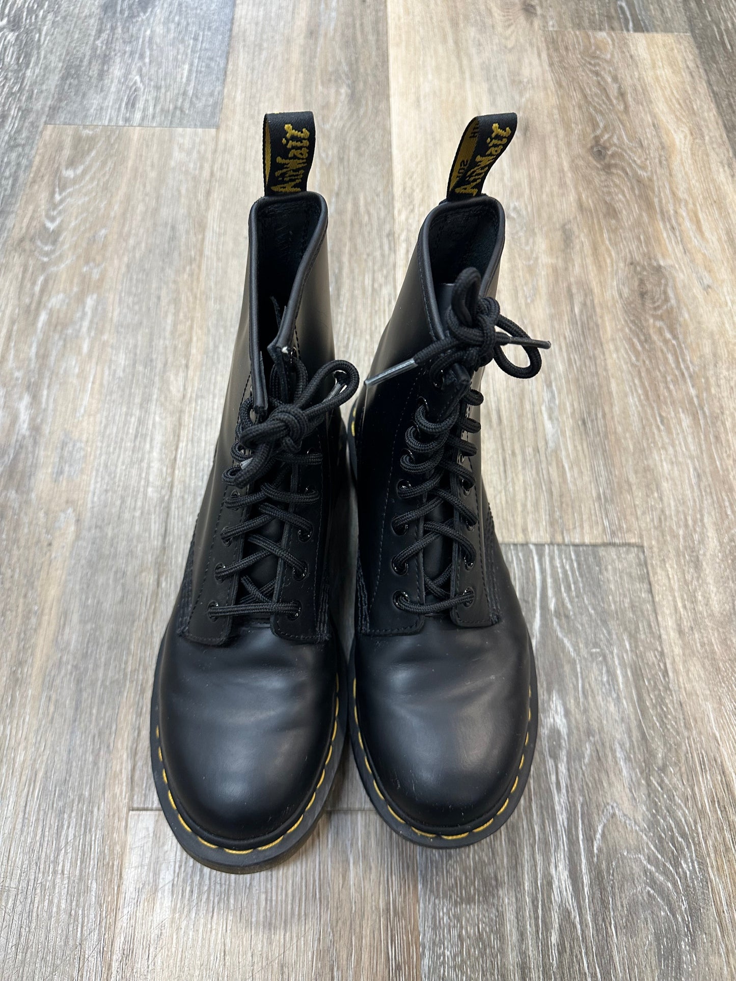 Boots Combat By Dr Martens In Black, Size: 8