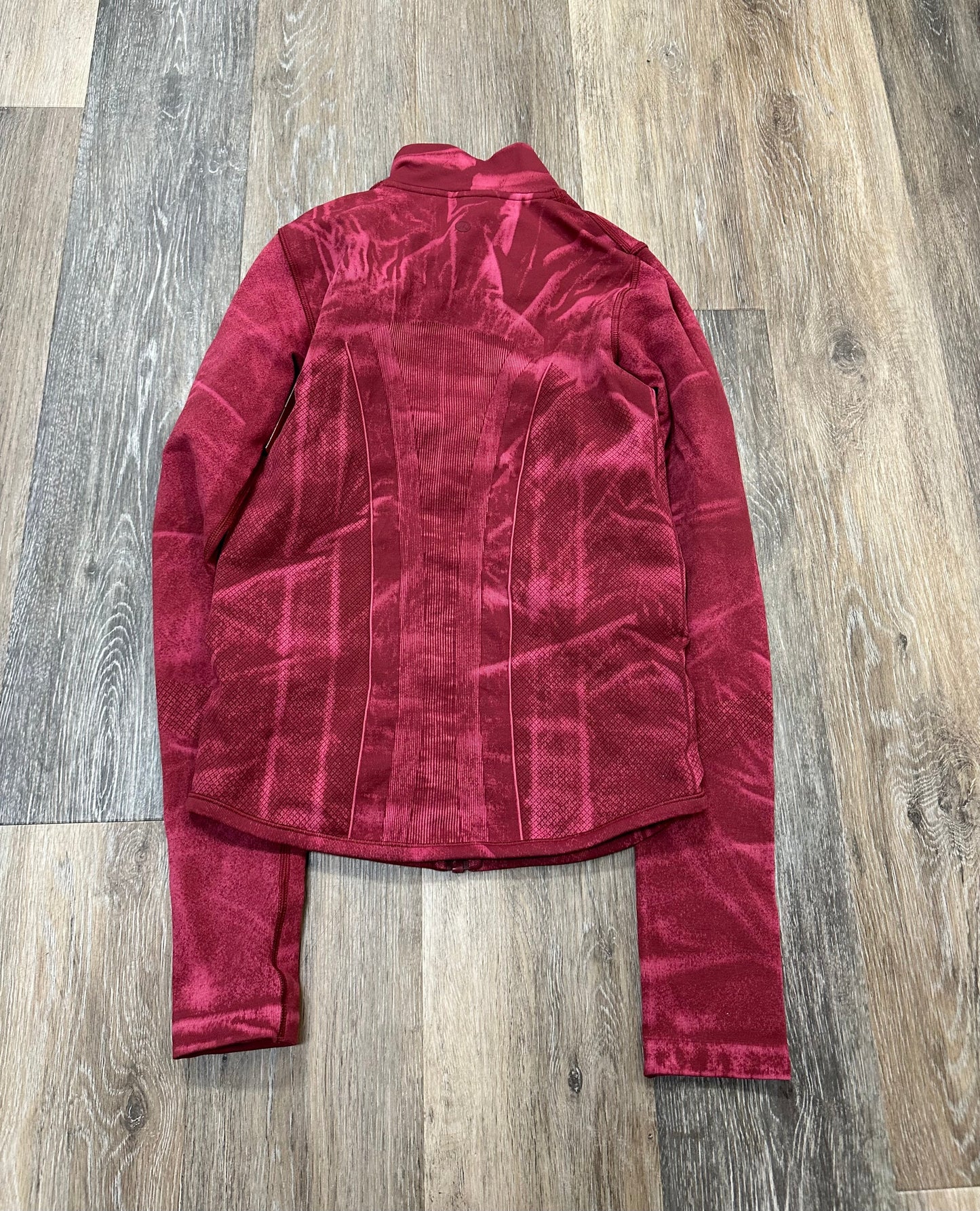 Athletic Jacket By Lululemon In Red, Size: 4