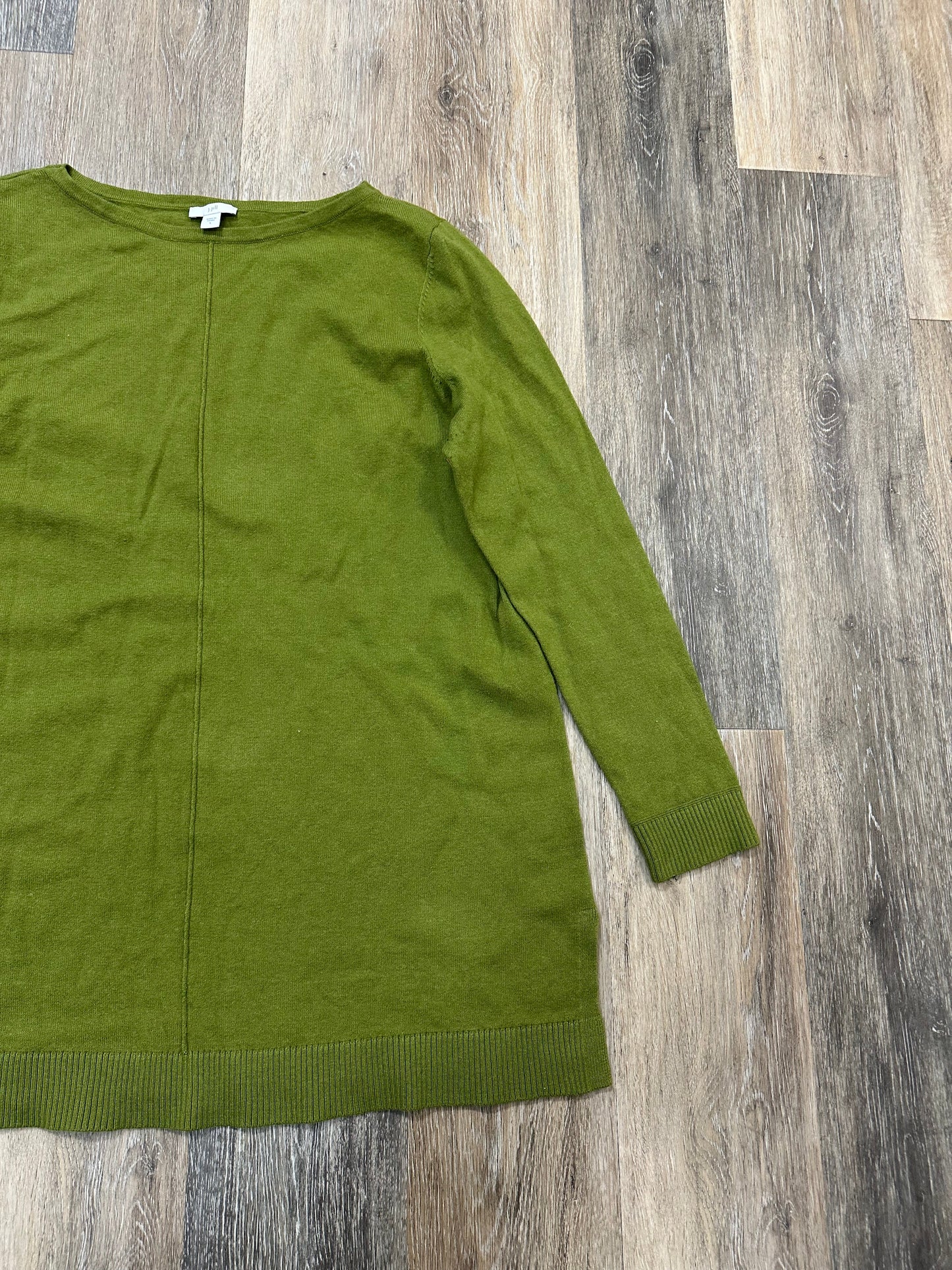 Top Long Sleeve By J. Jill In Green, Size: L