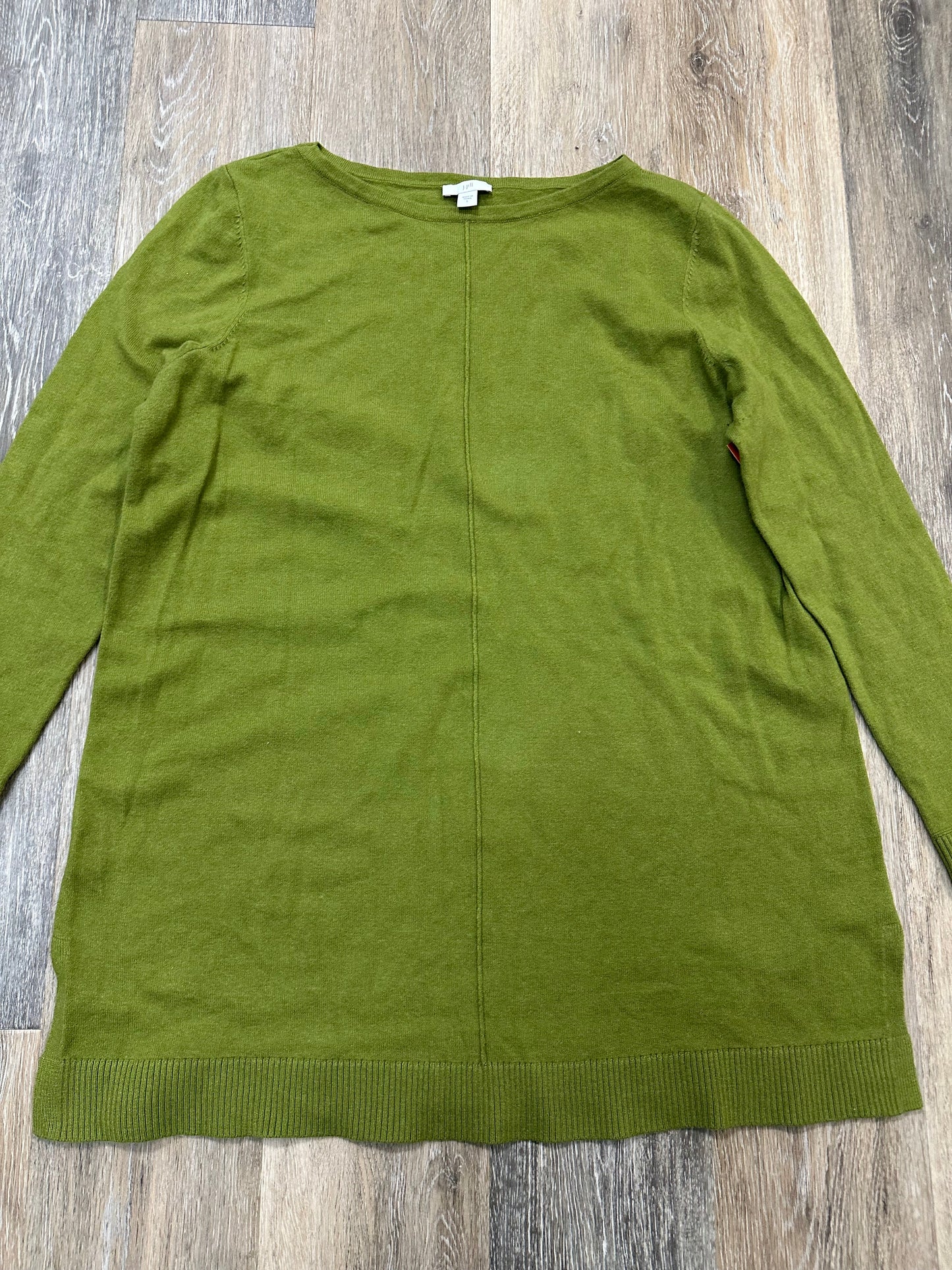 Top Long Sleeve By J. Jill In Green, Size: L