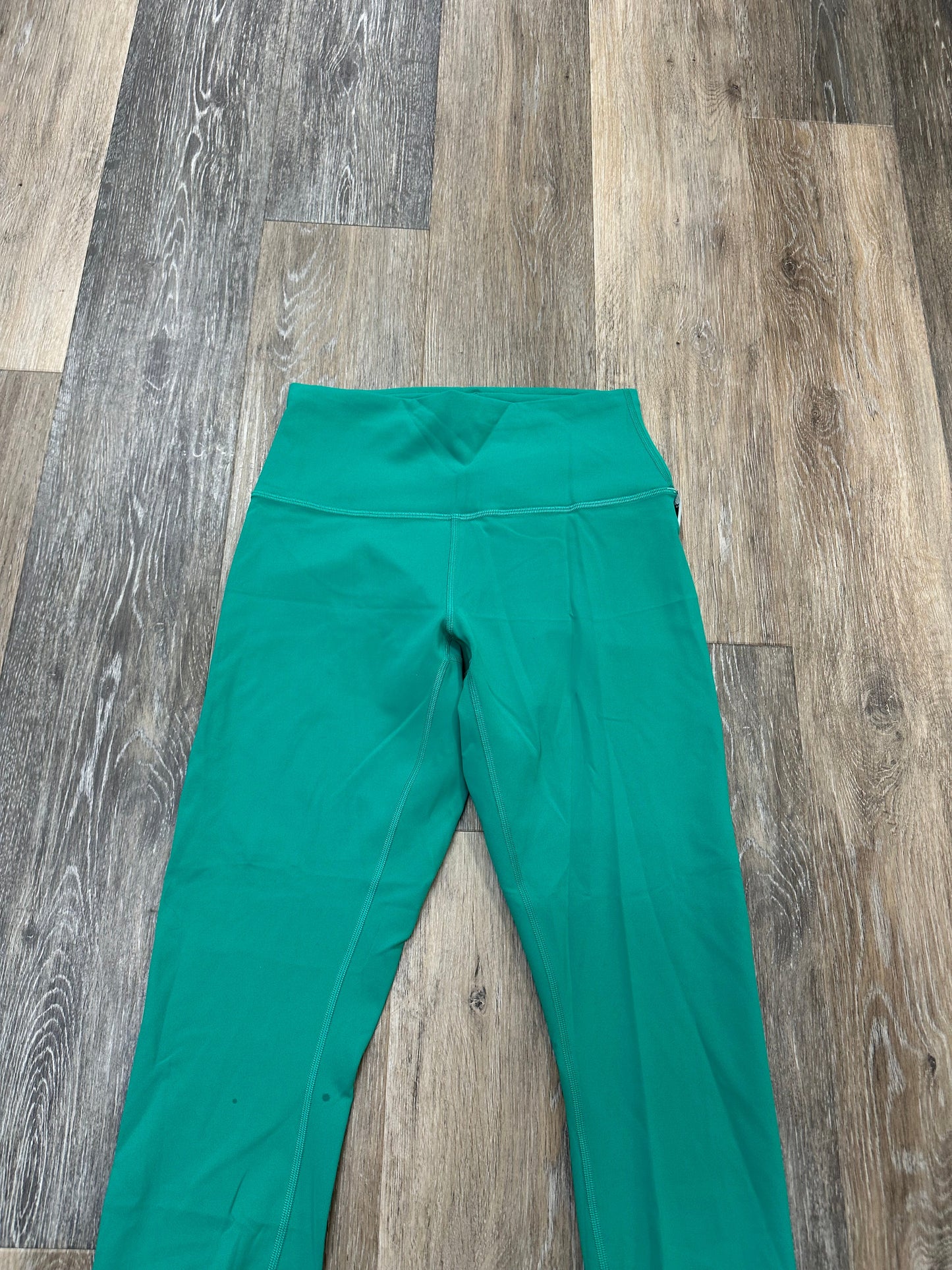 Athletic Leggings By Lululemon In Green, Size: 8