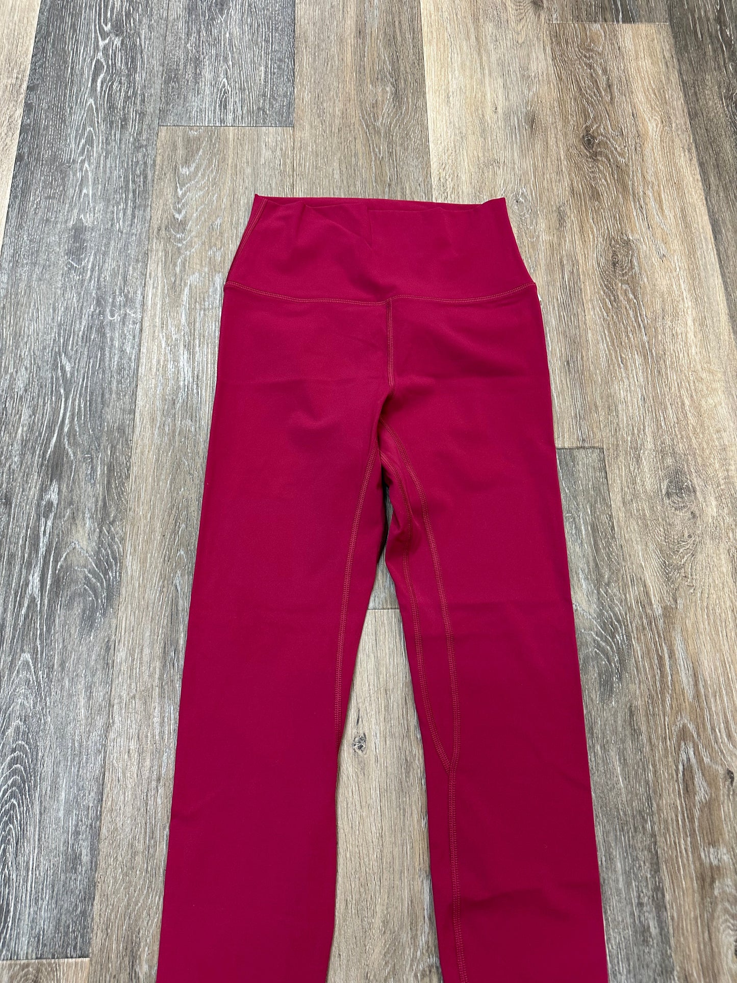 Athletic Leggings By Hey Nuts In Red, Size: 4