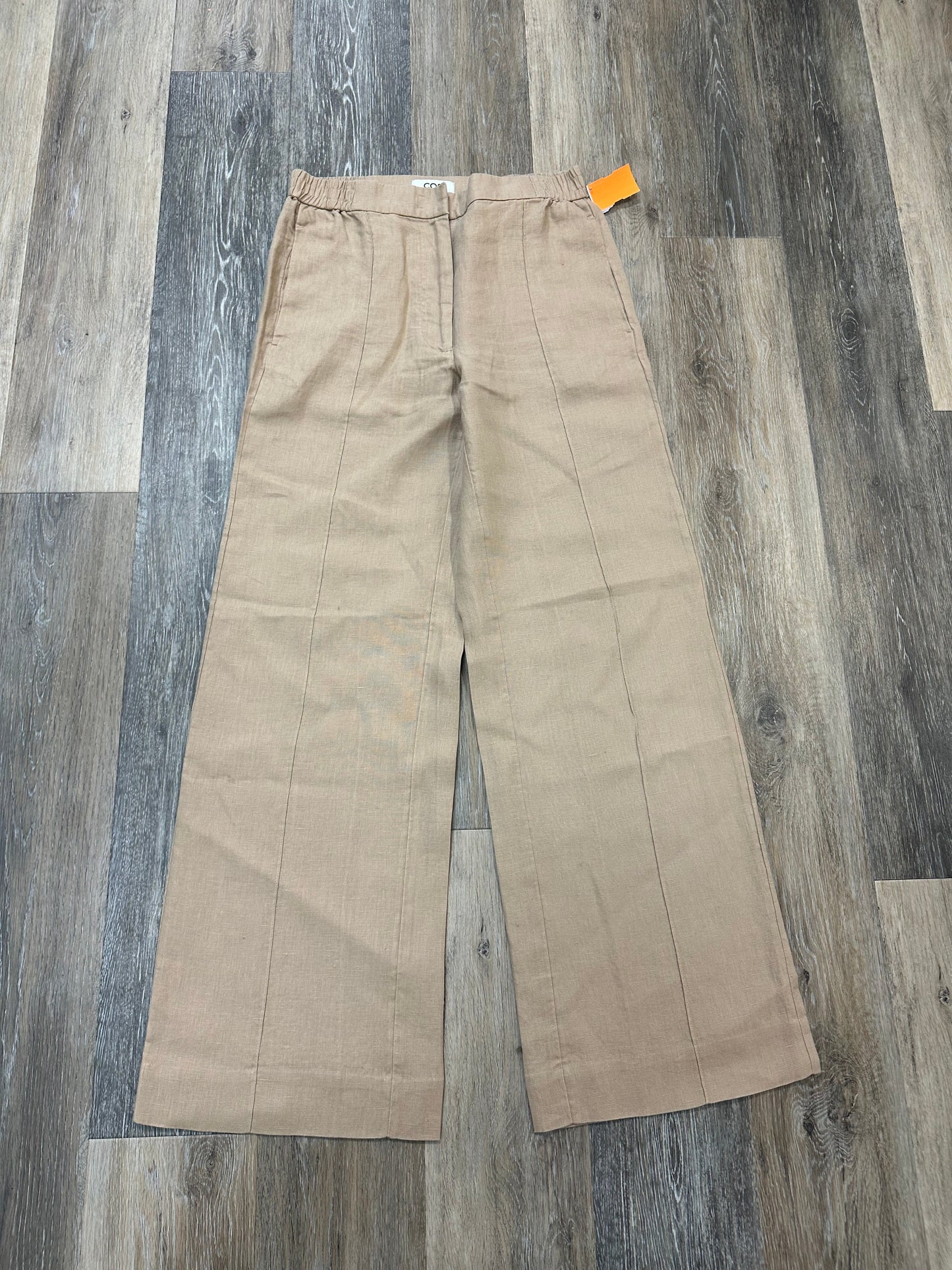 Pants Linen By Cos In Tan, Size: 6