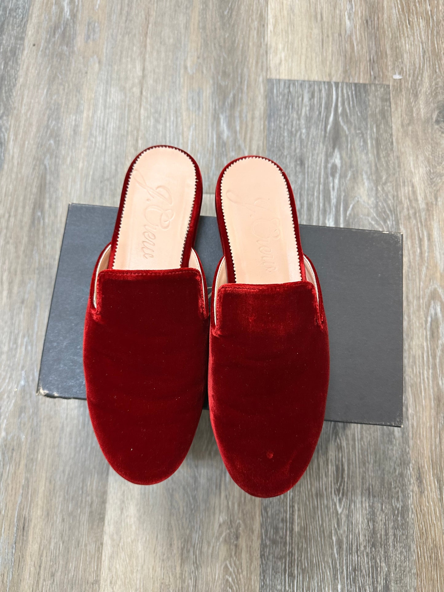 Shoes Flats By J. Crew In Red, Size: 9