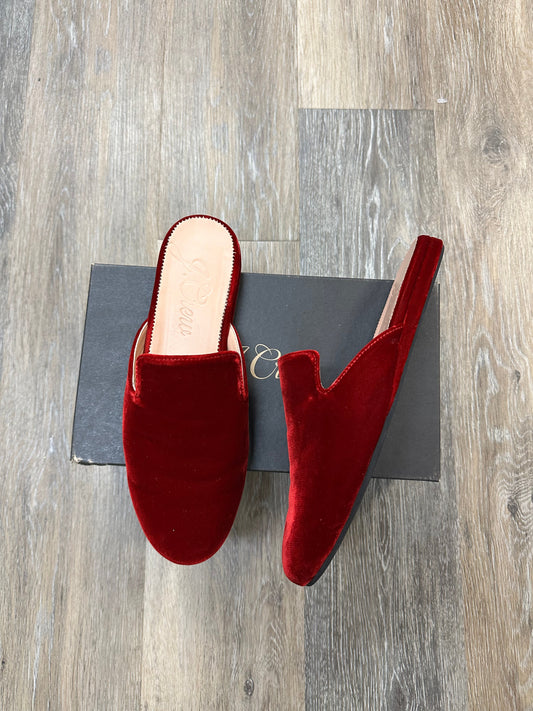 Shoes Flats By J. Crew In Red, Size: 9