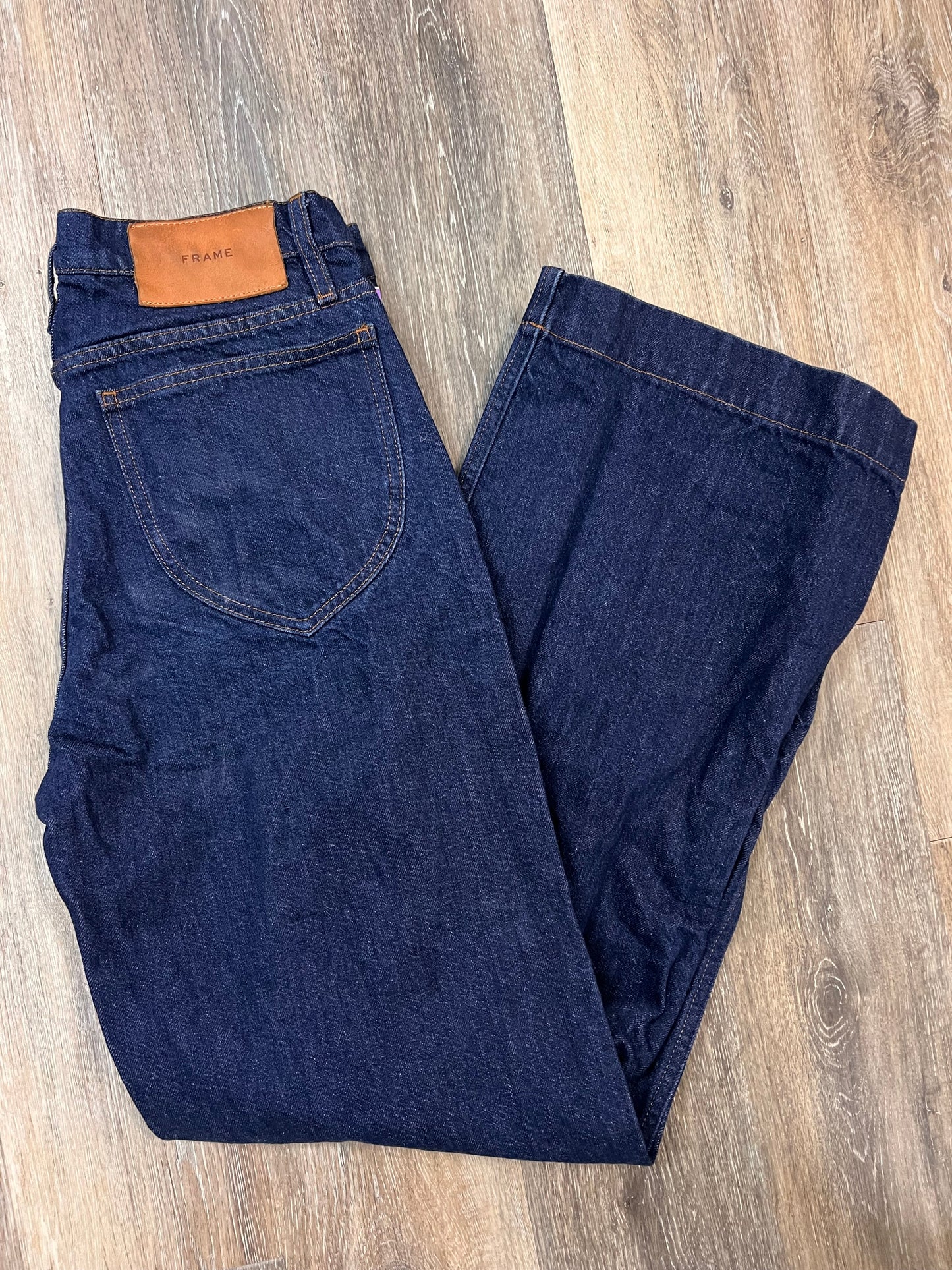 Jeans Wide Leg By Frame In Blue Denim, Size: 8/29