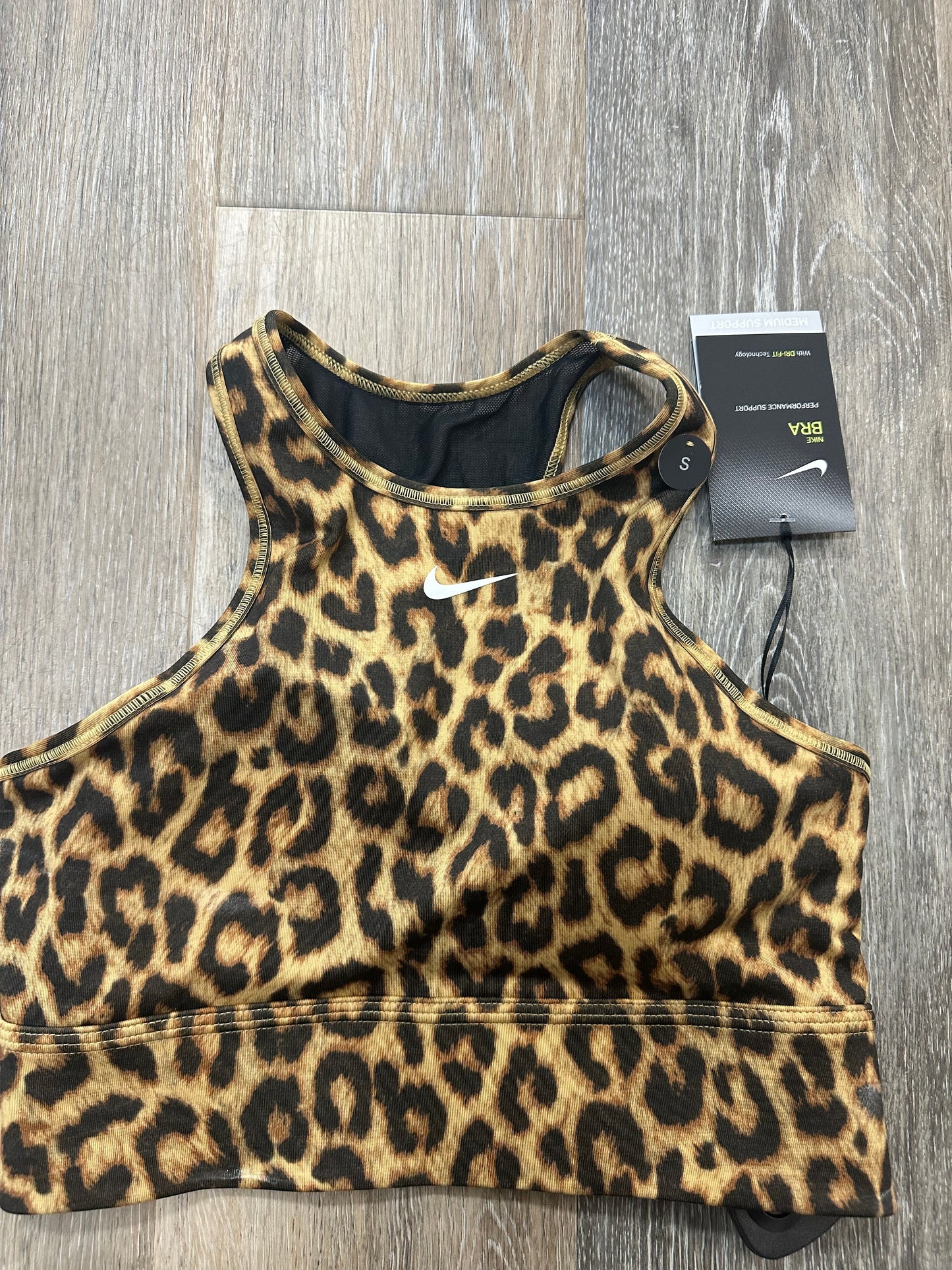 Athletic Bra By Nike Apparel In Animal Print, Size: S