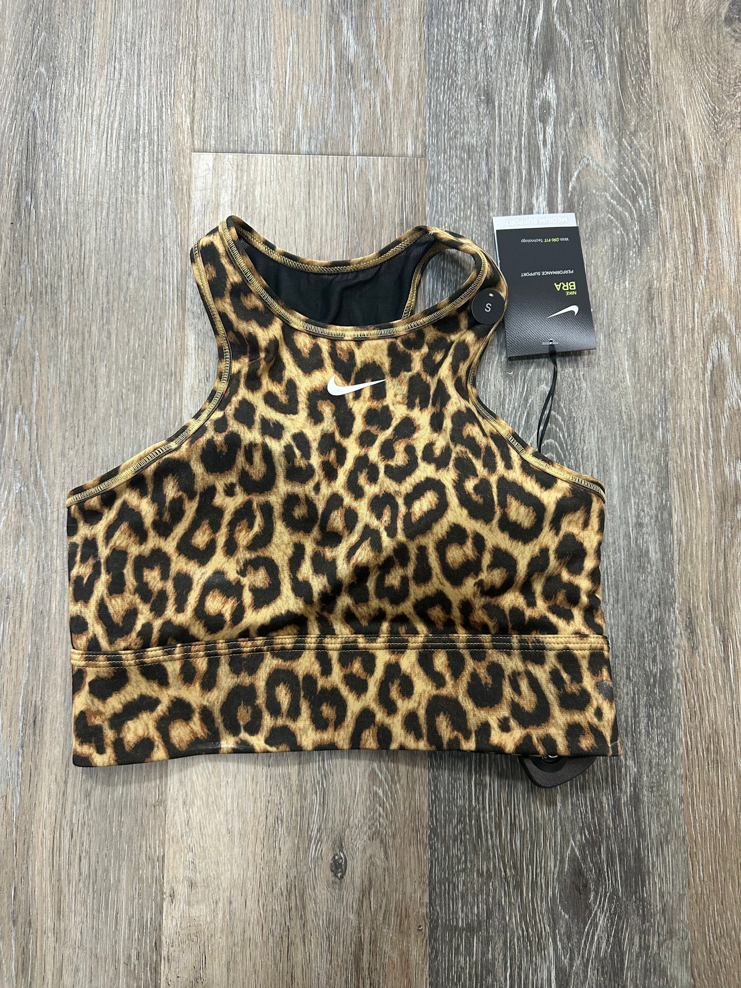 Athletic Bra By Nike Apparel In Animal Print, Size: S