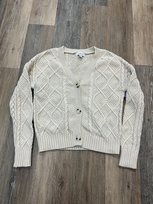 Sweater Cardigan By Evereve In Cream, Size: Xs