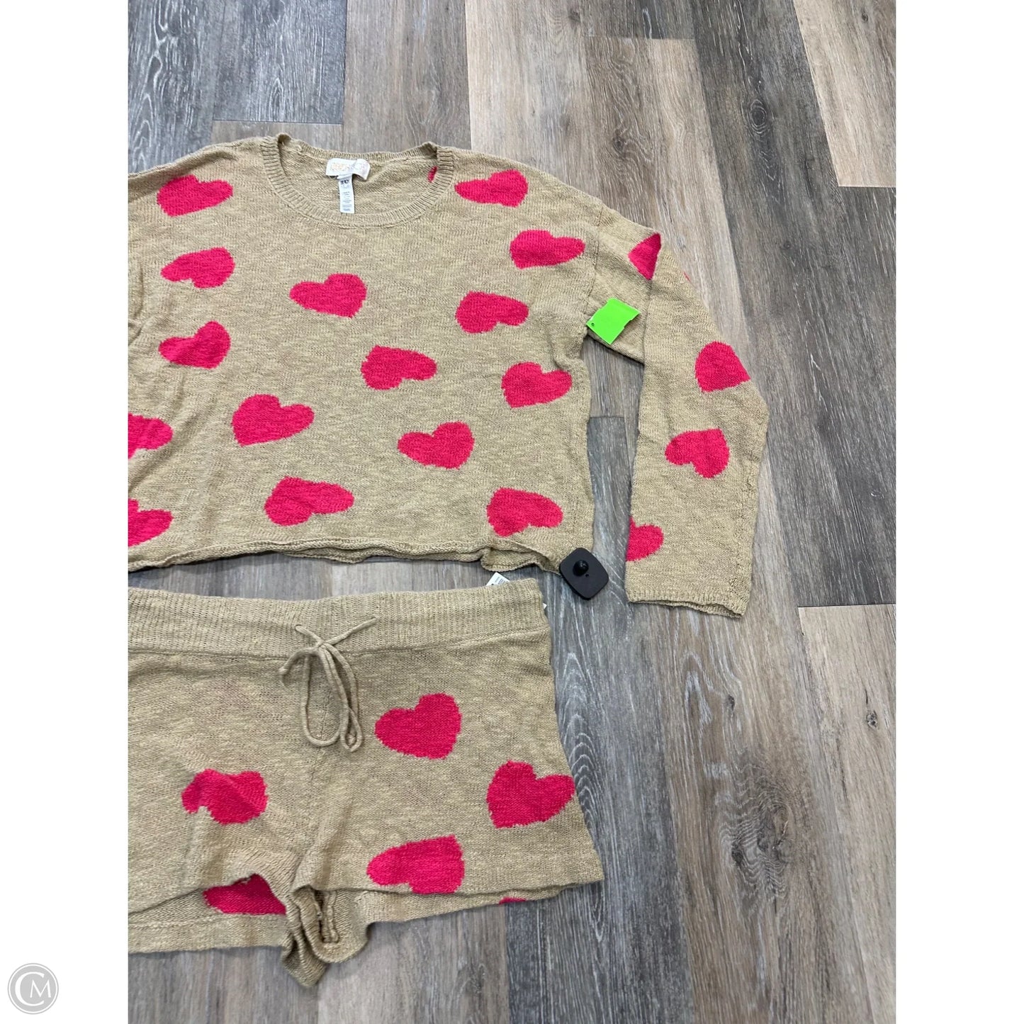 Shorts Set By Beach Riot In Tan, Size: M