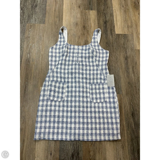 Dress Casual Short By Charles Henry In Blue & White, Size: Xl
