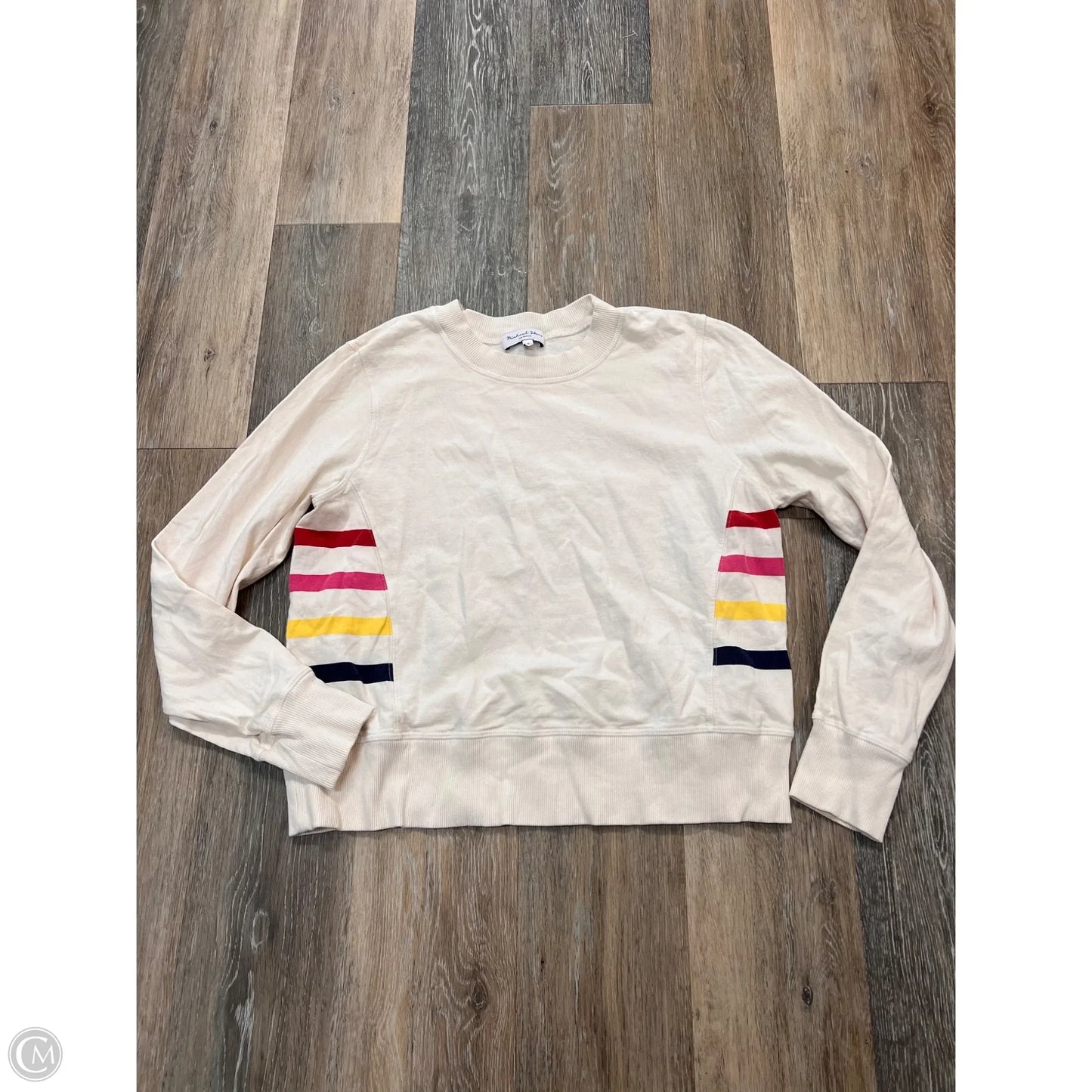 Top Long Sleeve By Michael Stars In Cream, Size: S