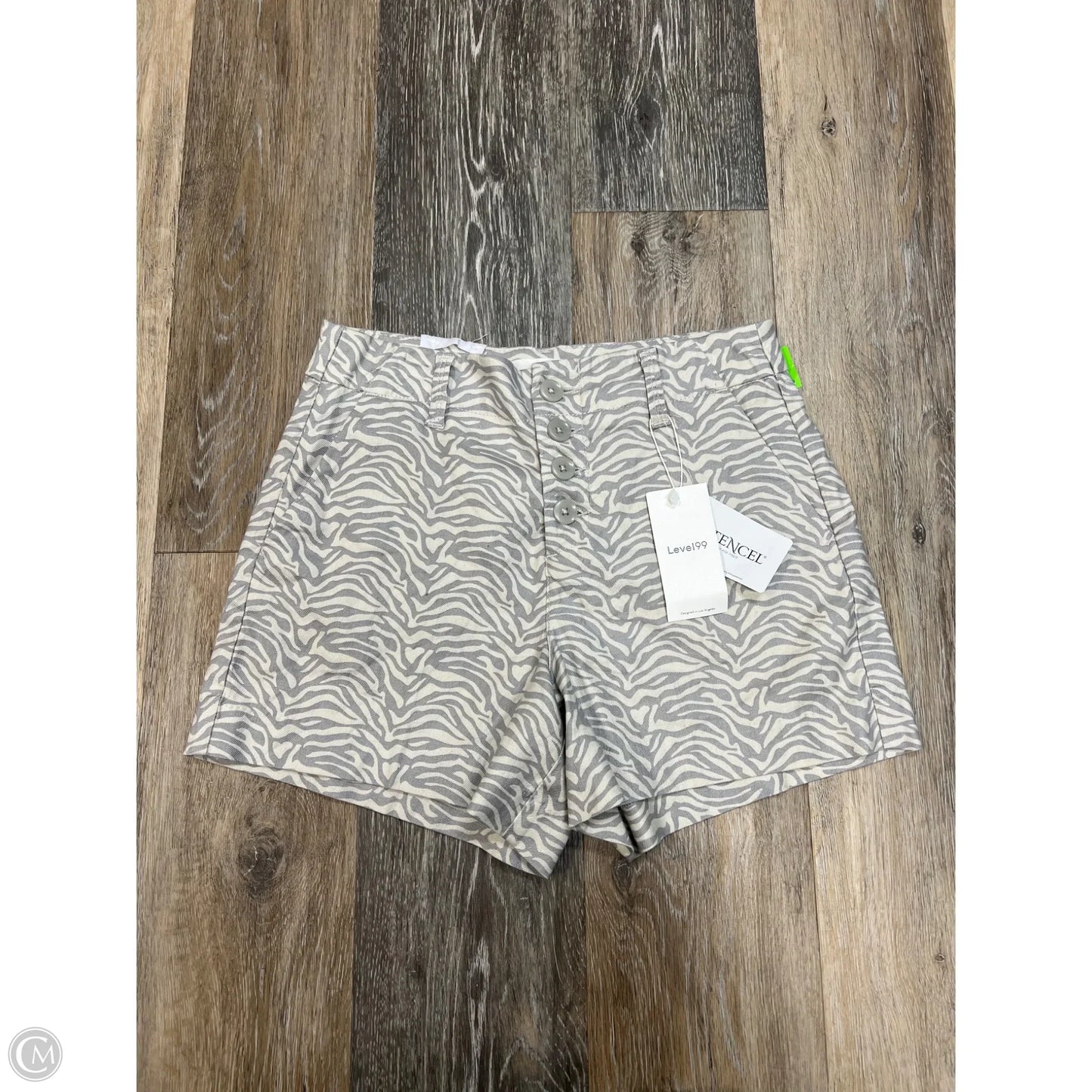 Shorts By Level 99 In Zebra Print, Size: 1/25