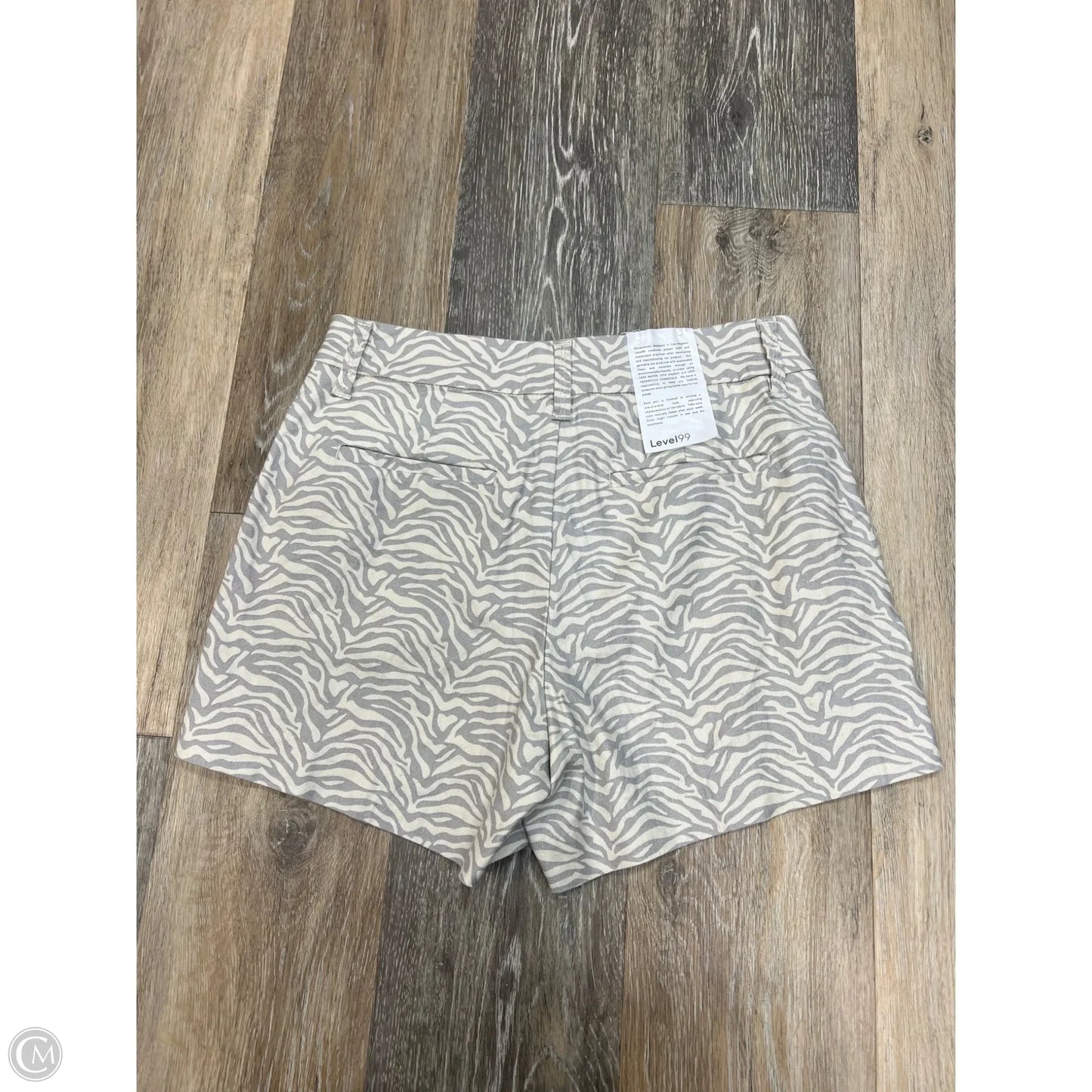 Shorts By Level 99 In Zebra Print, Size: 1/25