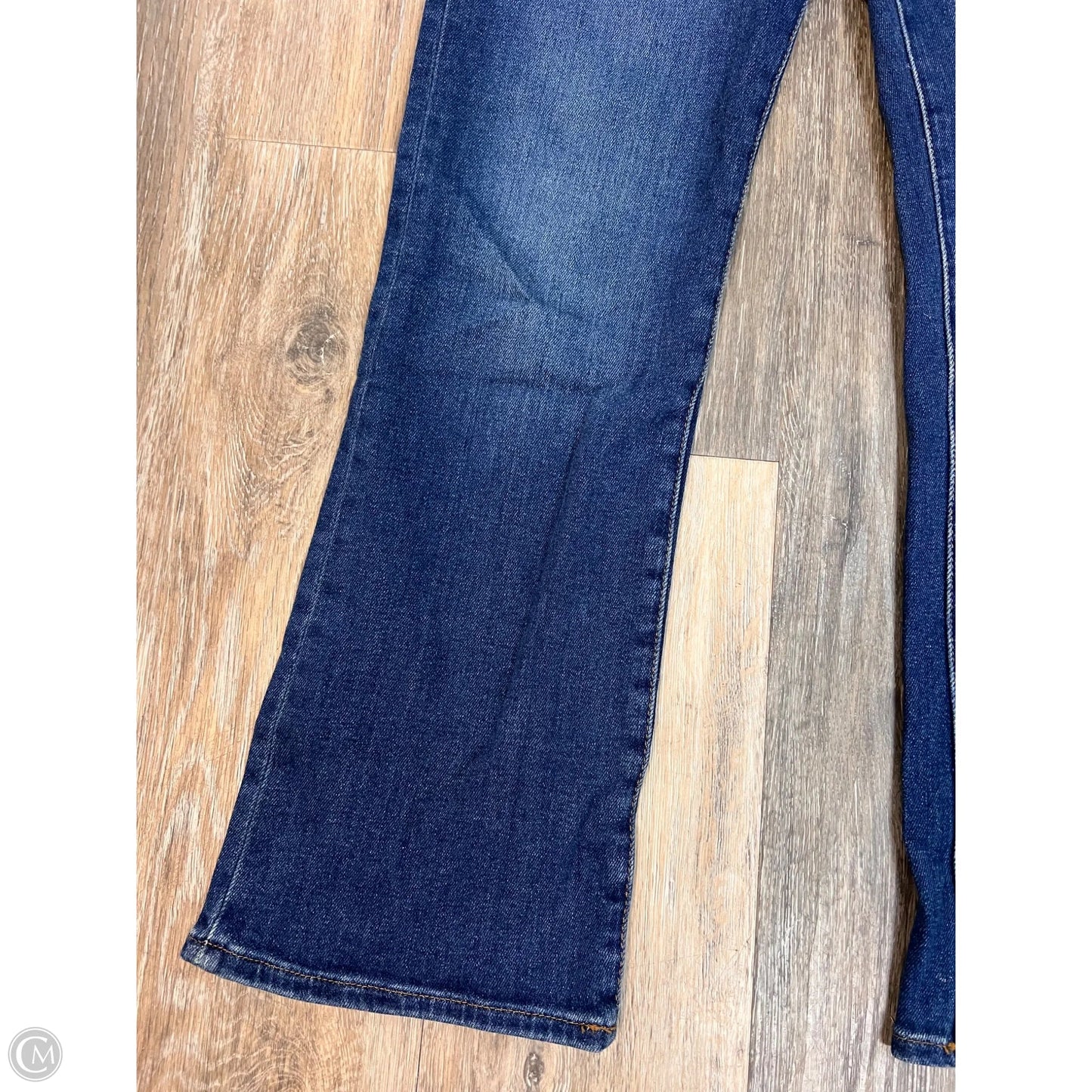 Jeans Straight By Good American In Blue Denim, Size: 0/25