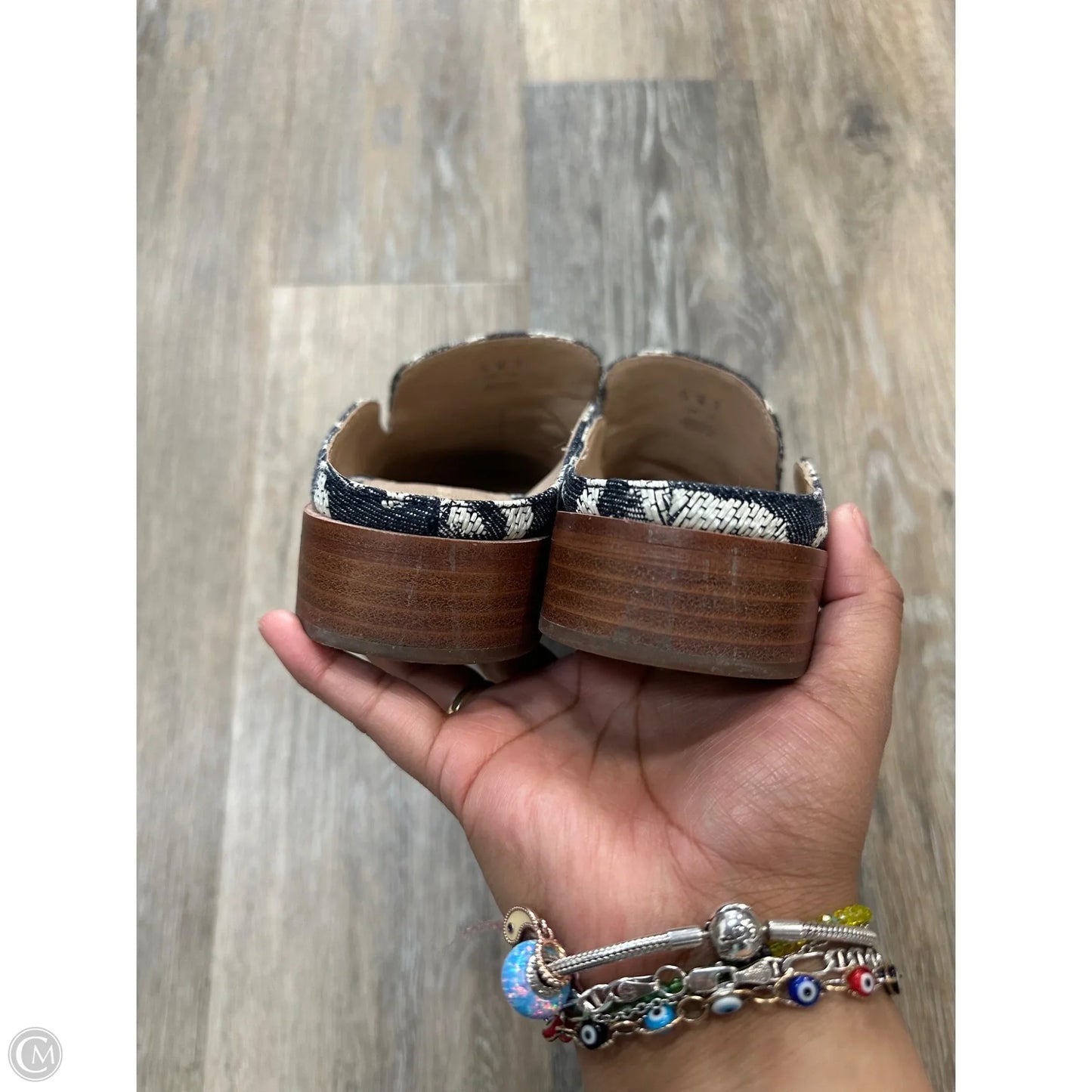 Shoes Flats By French Door In Blue, Size: 7.5