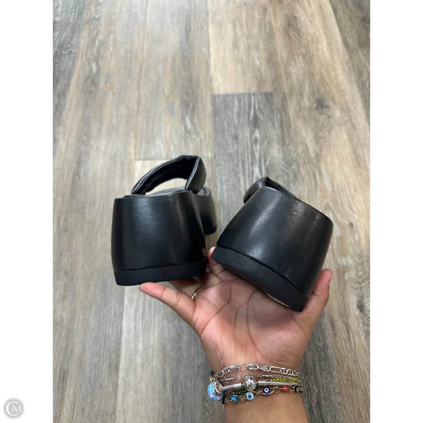 Sandals Heels Platform By Jeffery Campbell In Black, Size: 7