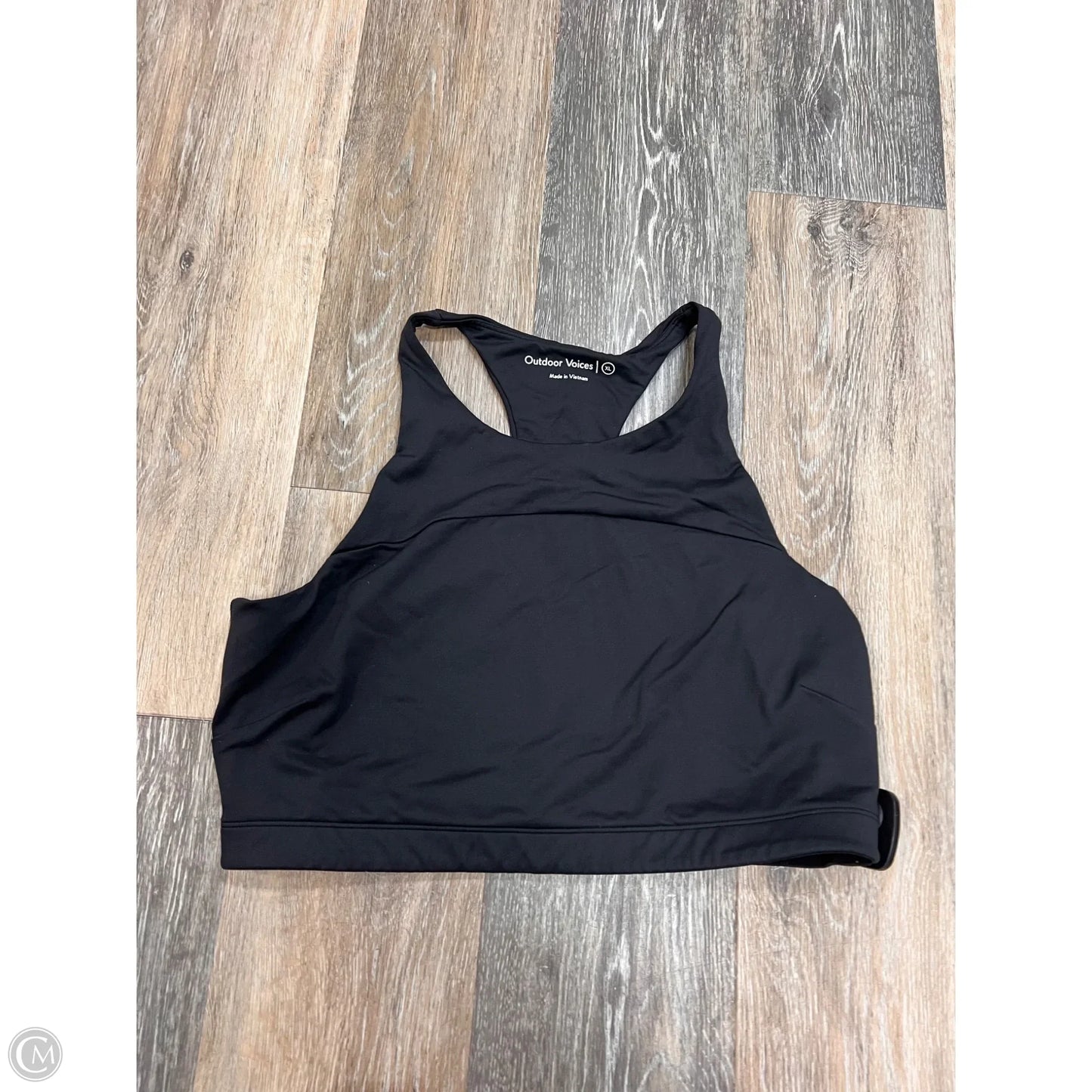 Athletic Bra By Outdoor Voices In Black, Size: Xl